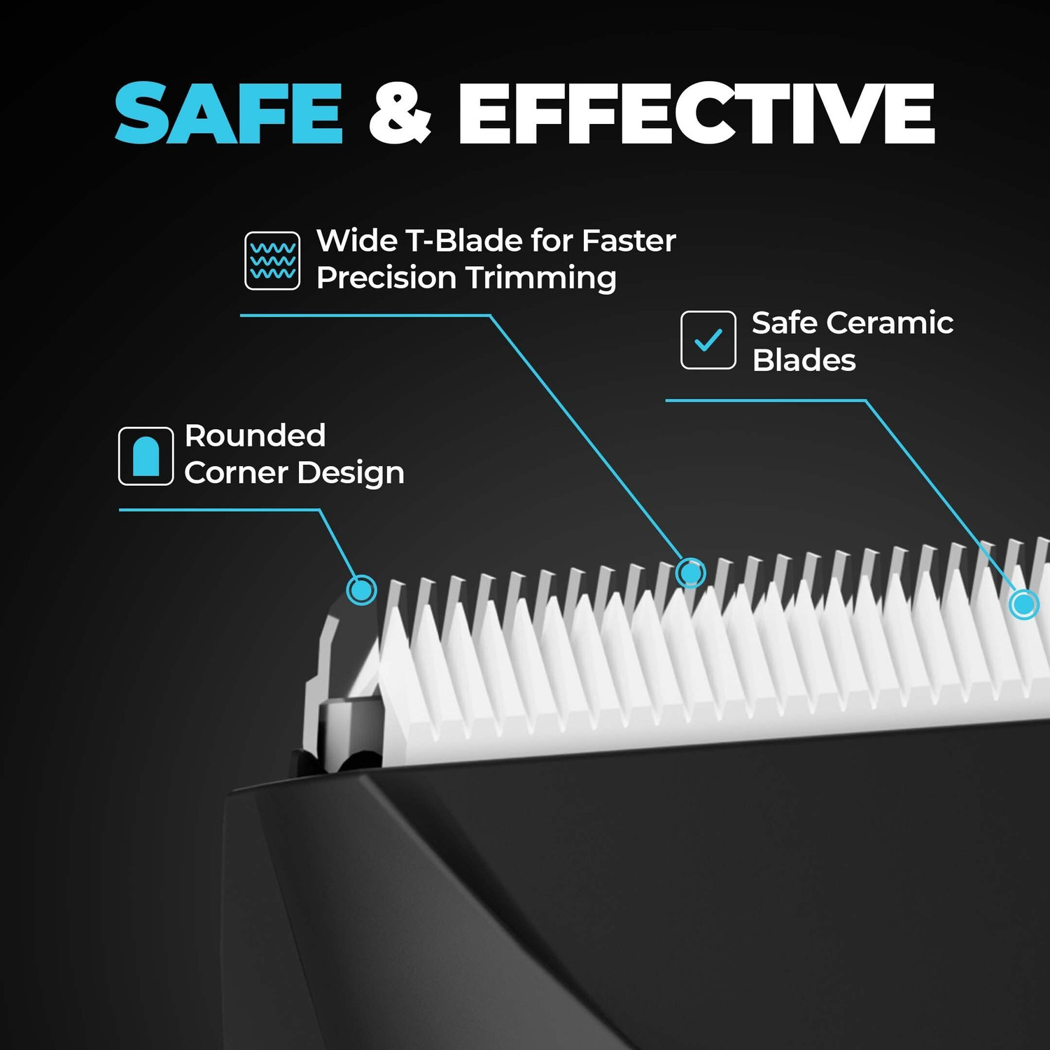 Image of BEARDO Ball Safe Pro with Skin Safe Tech Waterproof, Private Parts & Body Fully Waterproof Trimmer 90 min Runtime 3 Length Settings