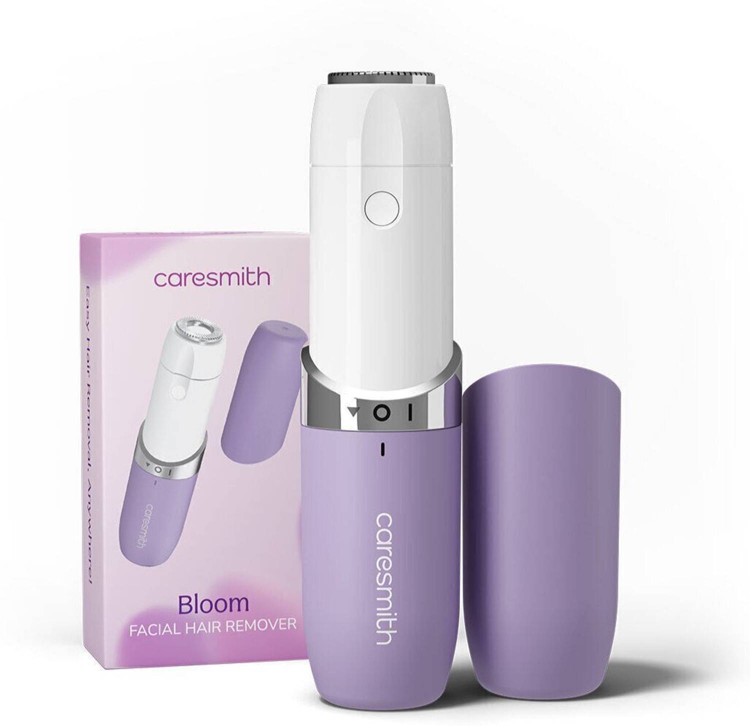 caresmith Bloom Facial Hair Remover for Women Trimmer 180 min Runtime 1 Length Settings