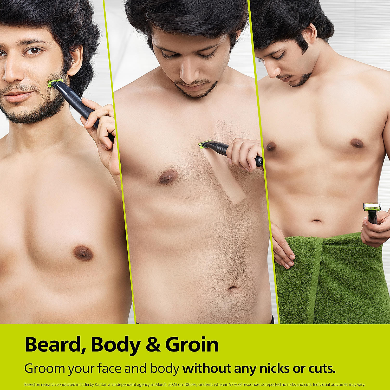 Image of PHILIPS OneBlade QP1624 /10 Grooming Kit 30 min Runtime 3 Length Settings