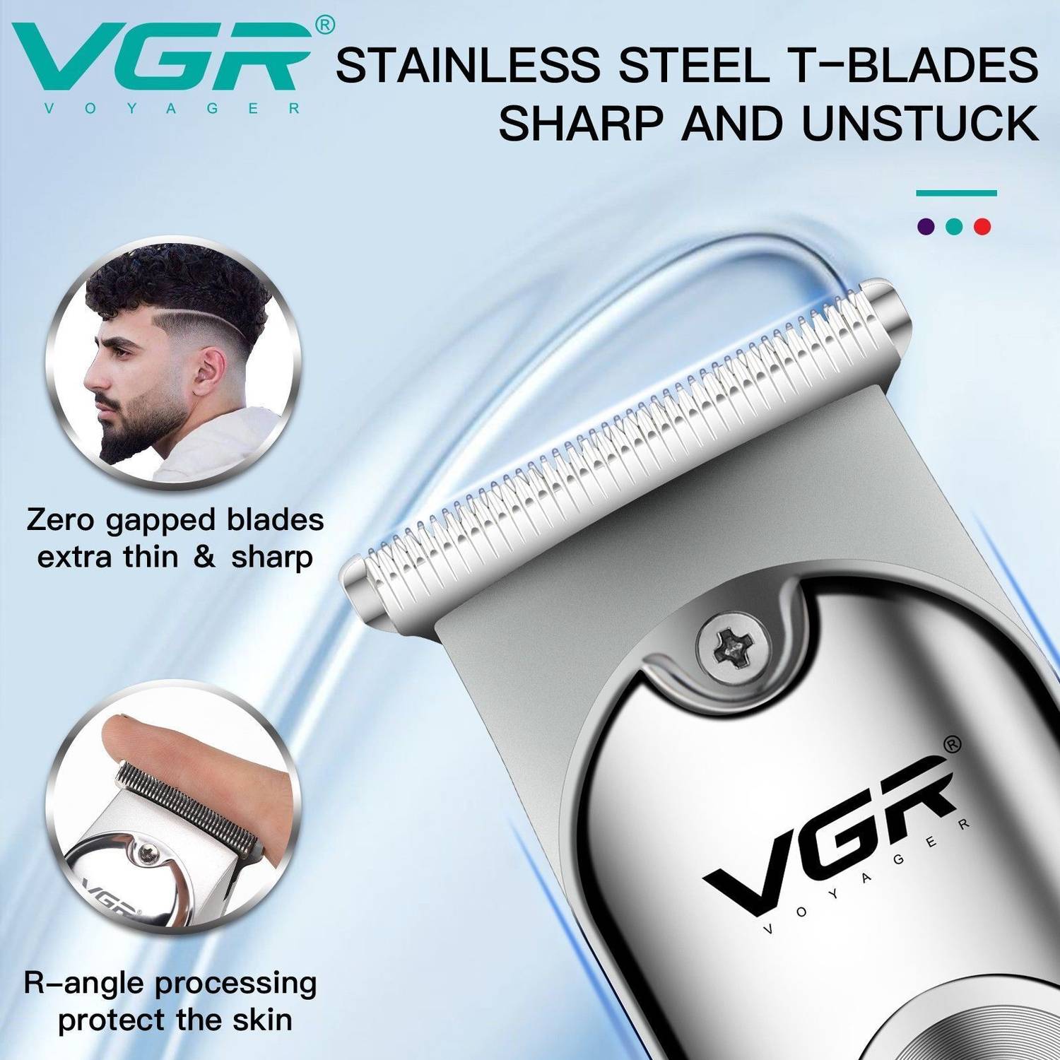 VGR V-071 Trimmer 120 min Runtime - Image 3