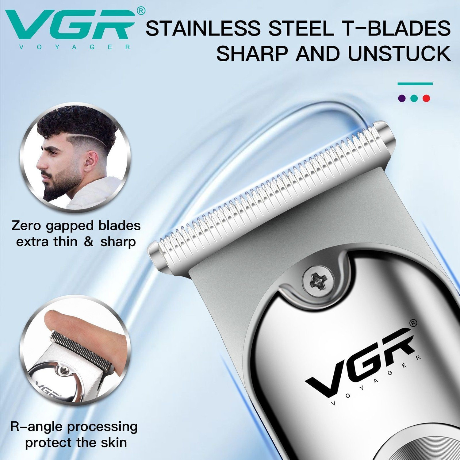 Image of VGR V-071 Trimmer 120 min Runtime 4 Length Settings