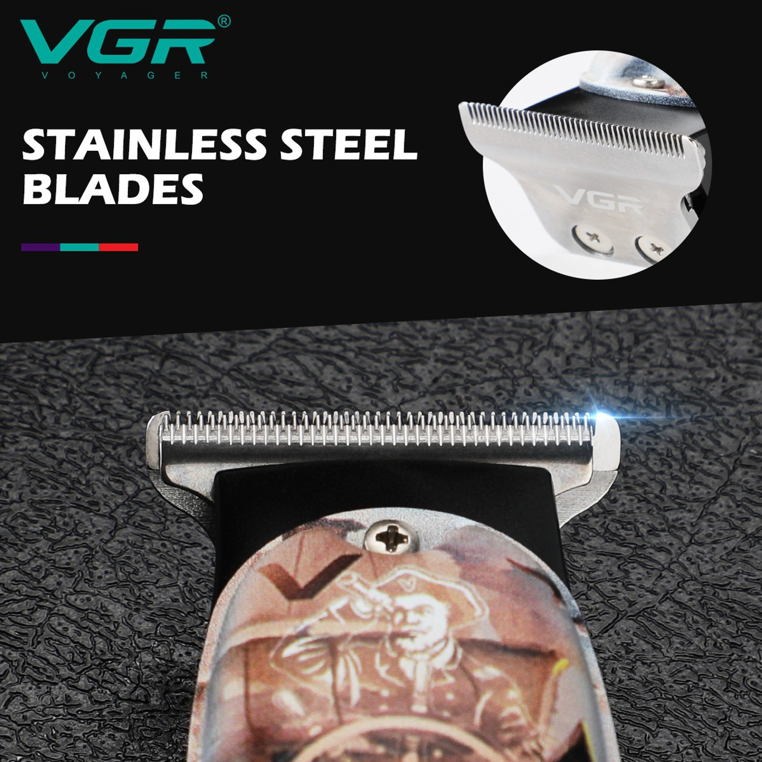 Image of VGR V-953 PRO Trimmer 120 min Runtime 3 Length Settings