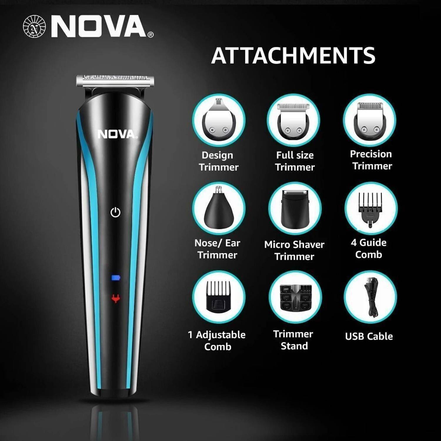 NOVA NG 1152 Trimmer 60 min Runtime - Image 3