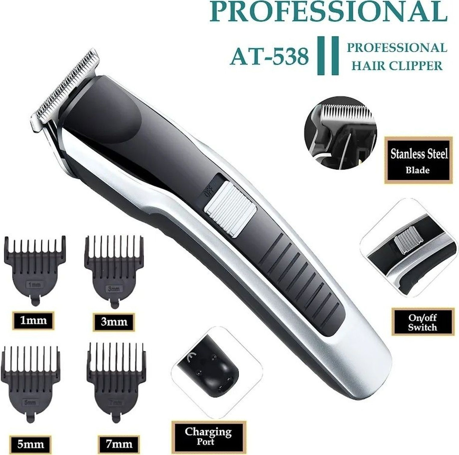 Image of EDENSCOPE Trimmer packof 1 asfa--530 Trimmer 45 min Runtime 4 Length Settings