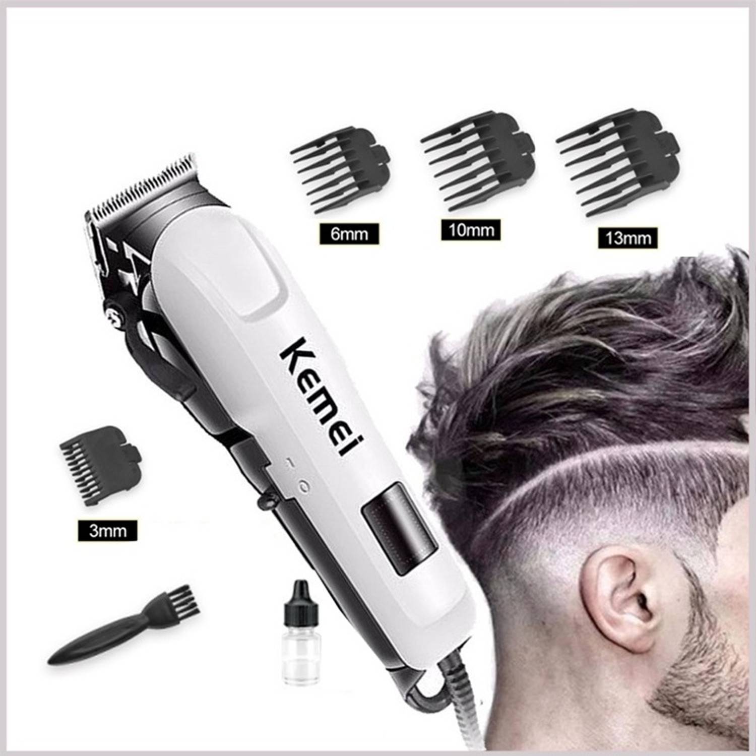 Kemei KM-809A Hair Trimmer 120 min Runtime - Image 4