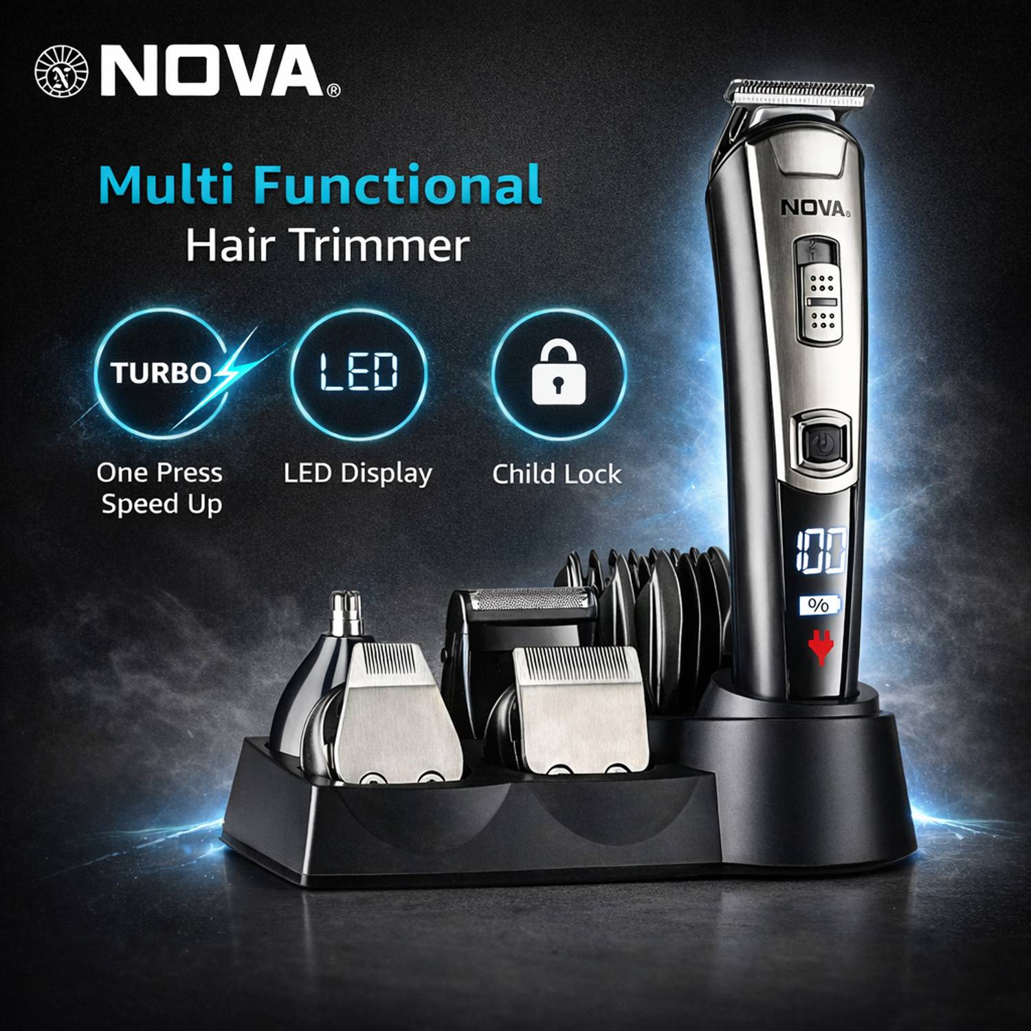 NOVA NG 1153 USB Trimmer 160 min Runtime - Image 3