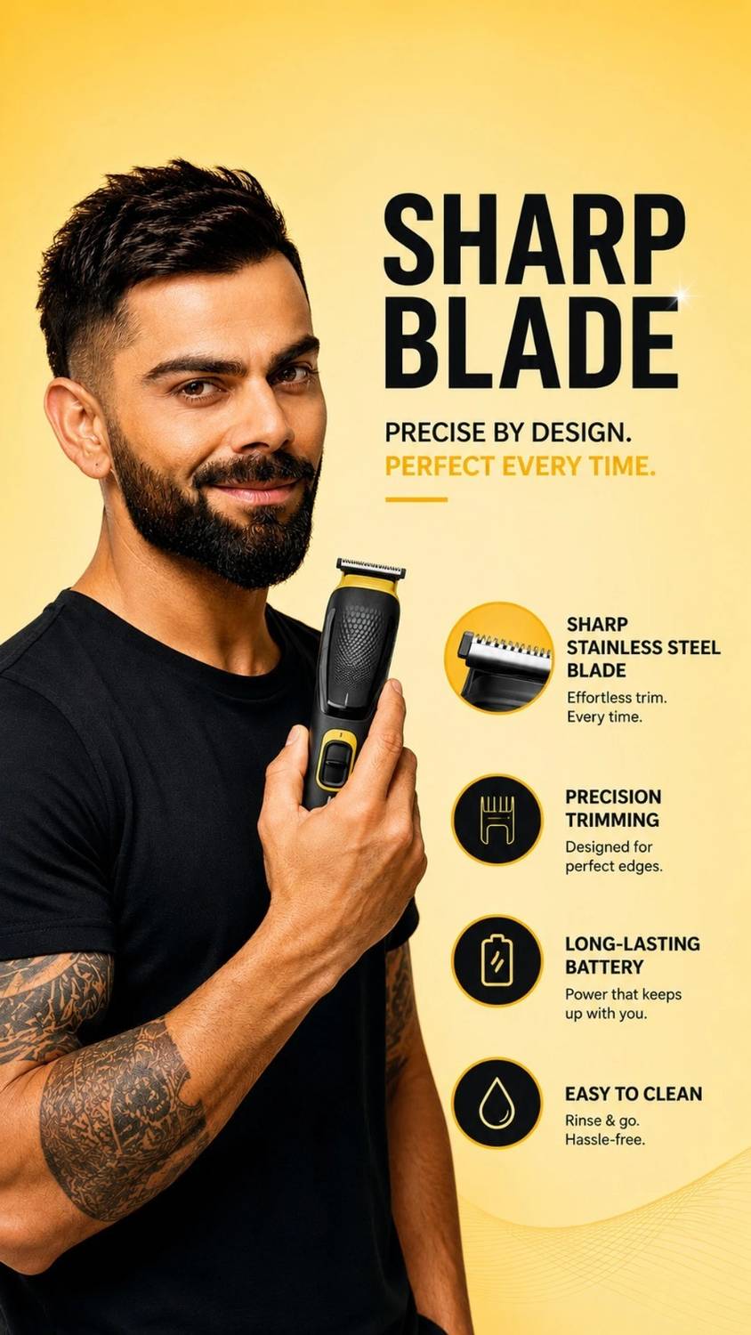 CLINLINSO Beard & Hair 509 Trimmer - Image 5