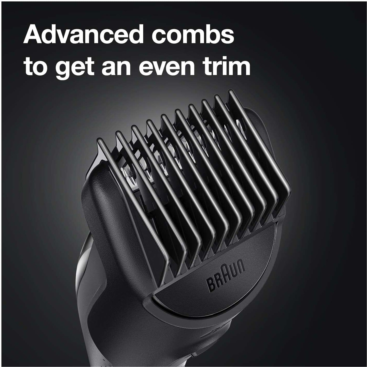 Image of Braun All In One Trimmer | Multi-Grooming Kit for Face, Hair, Body & More Fully Waterproof Grooming Kit 100 min Runtime 40 Length Settings
