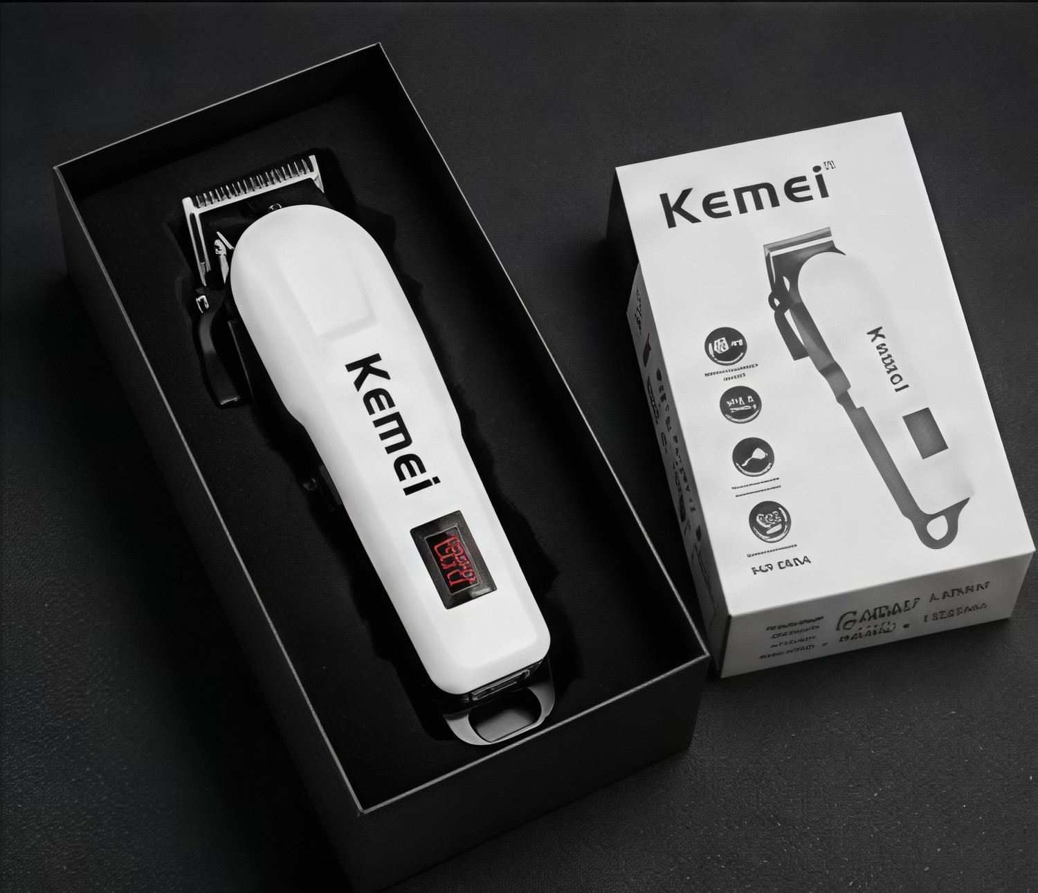 Image of KEMMIE 1001 Trimmer 240 min Runtime 4 Length Settings