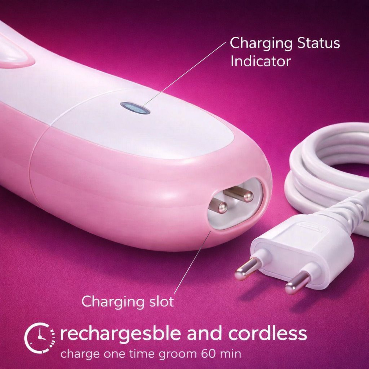 Image of Veenova Body Trimmer for Women | Full Body Hair Trimmer for Women Cordless Epilator