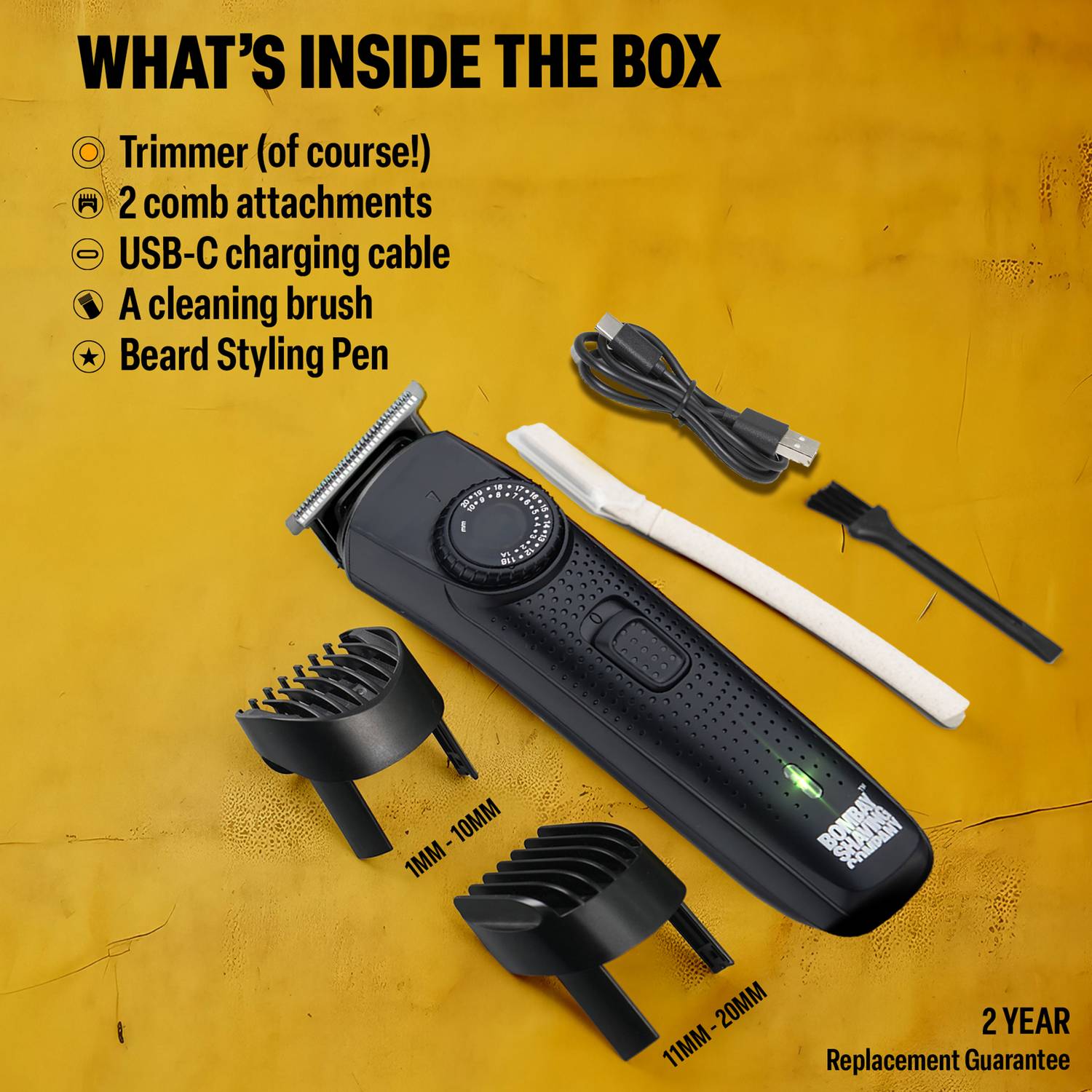 BOMBAY SHAVING COMPANY Power Styler Edge Beard Trimmer - Image 2