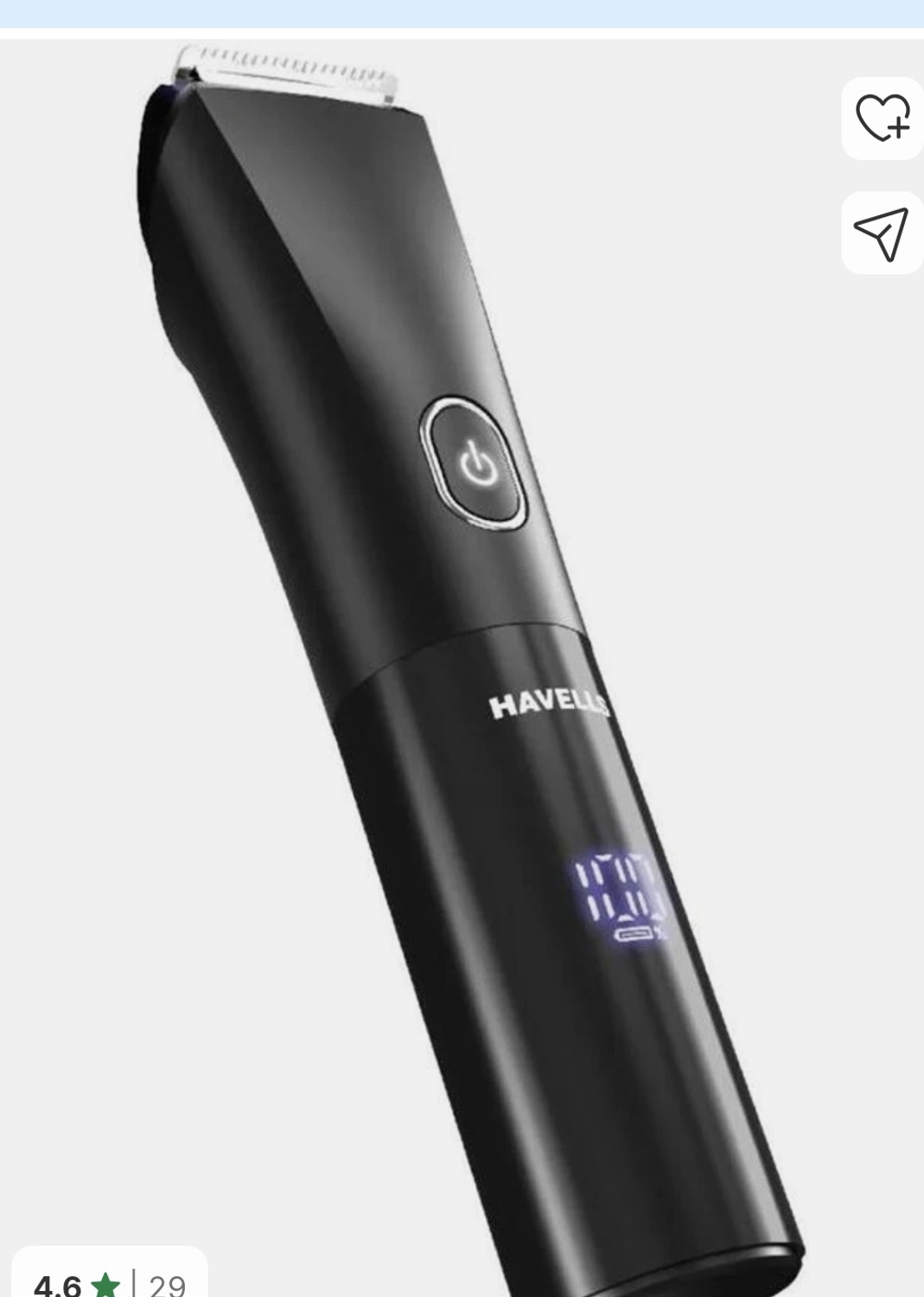 Image of HAVELLS Bt 6661 Trimmer 90 min Runtime 20 Length Settings