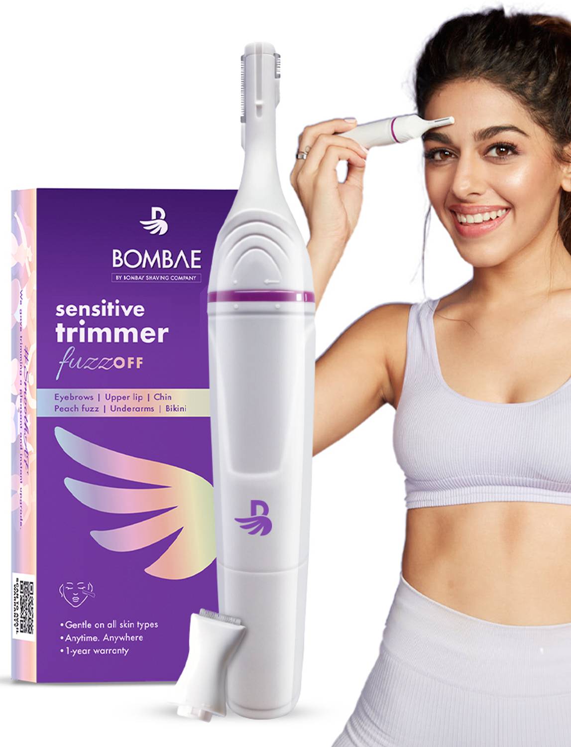 Bombae 6-IN-1 Sensitive Trimmer 90 min Runtime 4 Length Settings