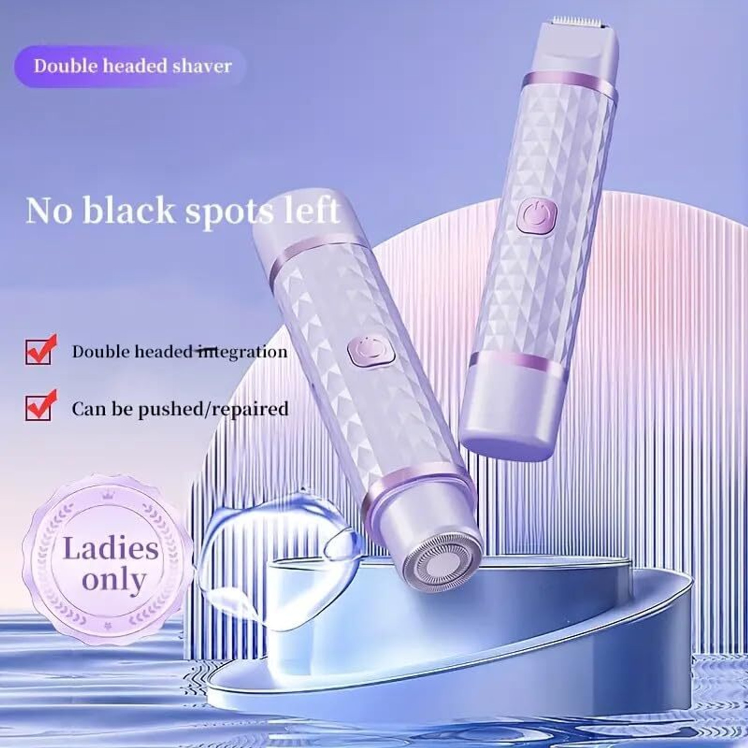 Image of HEWAN Bikini Trimmer for Women Electric Shaver for Face, Legs, Underarms & Pubic Hair Trimmer 60 min Runtime 0 Length Settings