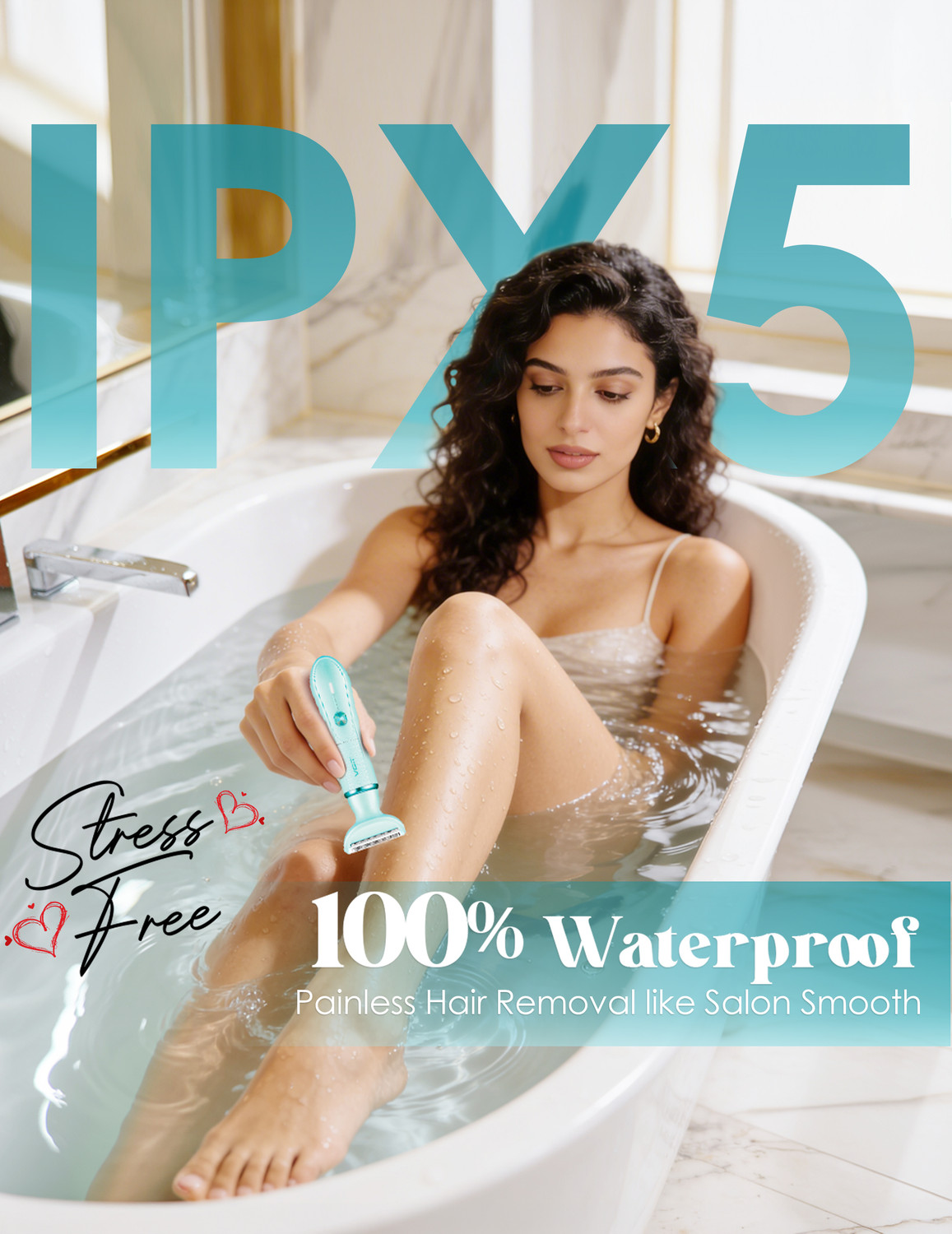 Image of VGR V-761 Female 4-in-1 Body Sensitive Bikini Trimmer 90 min Runtime 4 Length Settings