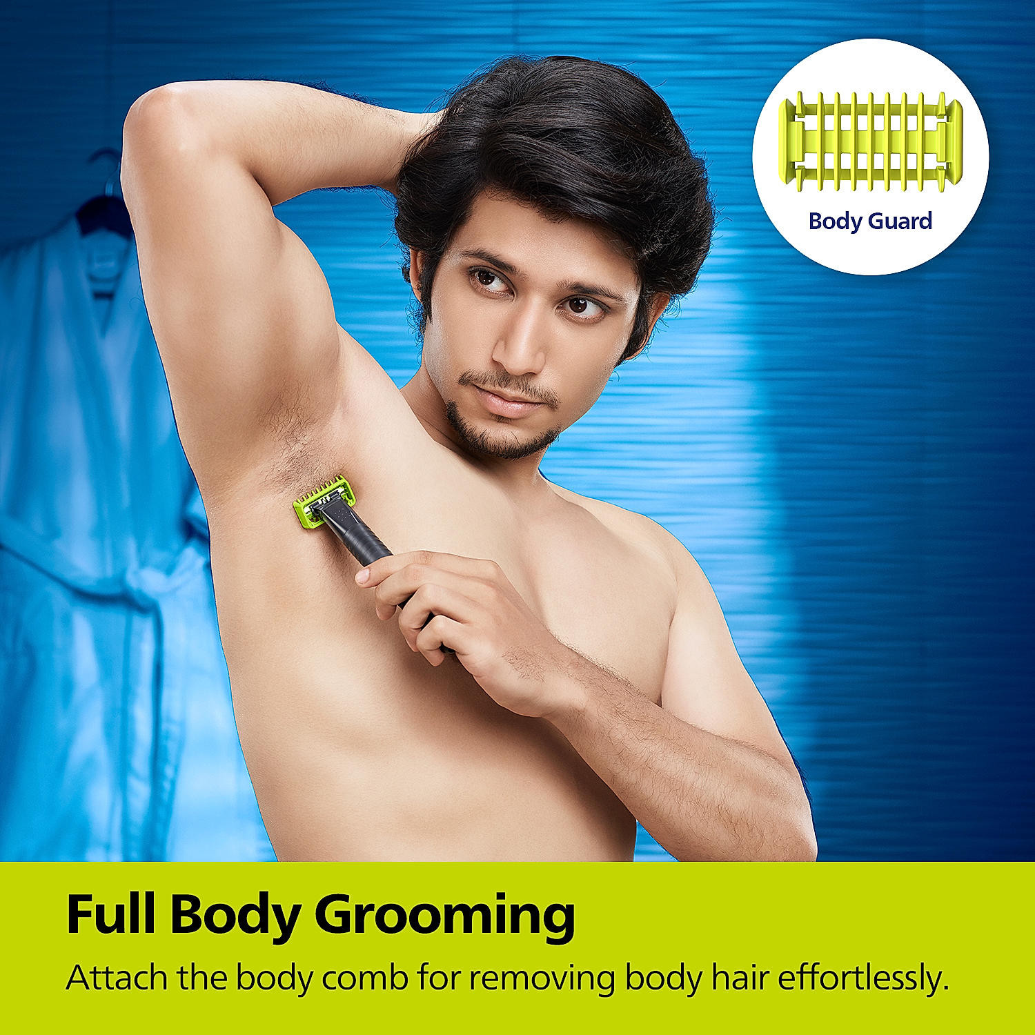 Image of PHILIPS OneBlade QP1624 /10 Grooming Kit 30 min Runtime 3 Length Settings
