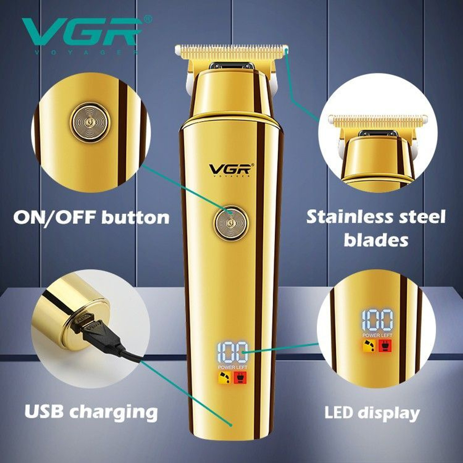 Image of VGR V-947. Trimmer 500 min Runtime 3 Length Settings