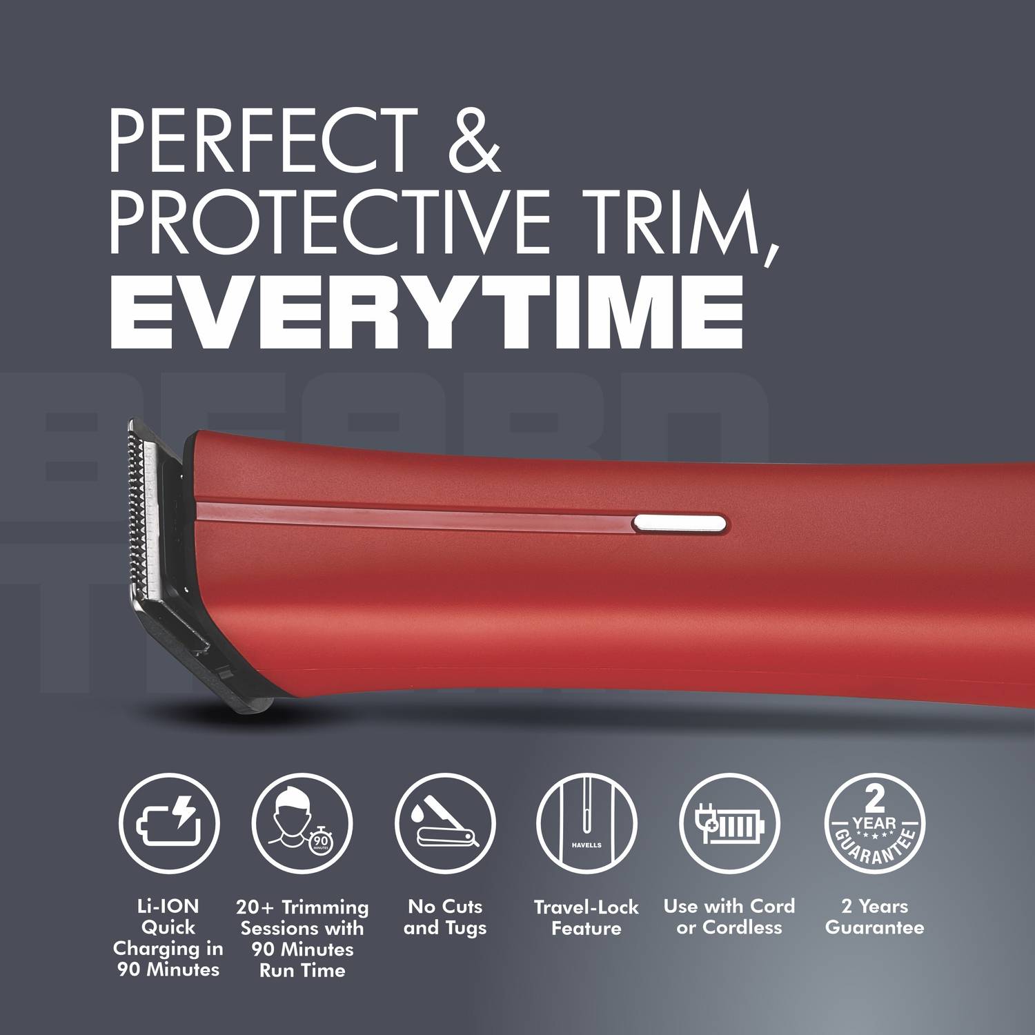 HAVELLS BT6111 Trimmer 90 min Runtime - Image 3
