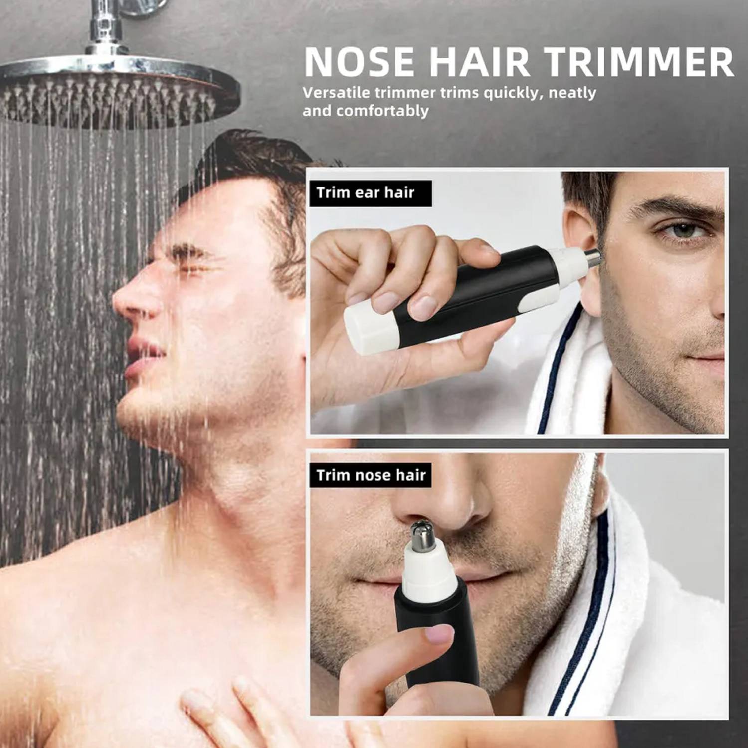 Virth Hair & Nose Hair Trimmer Kit 120 min Runtime - Image 2