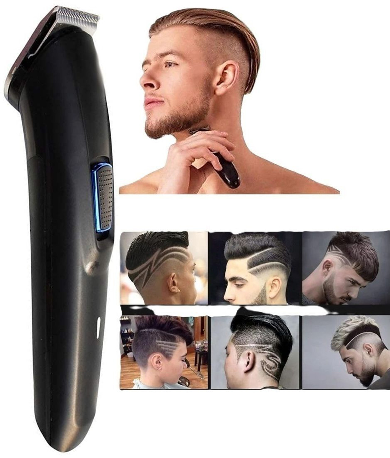 Image of KASNAJI KN-201 Professional Multifunctional Rechargable Hair Trimmer, clipper Trimmer 45 min Runtime 1 Length Settings