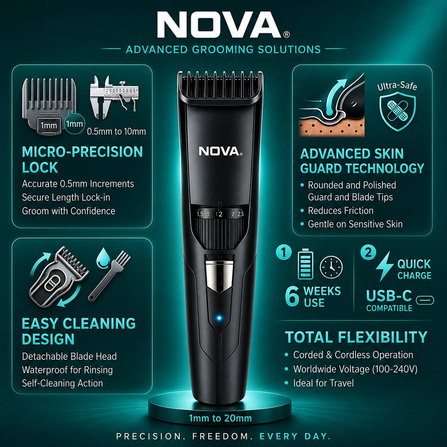 NOVA NHT 1052 Trimmer 90 min Runtime 40 Lengths - Image 5