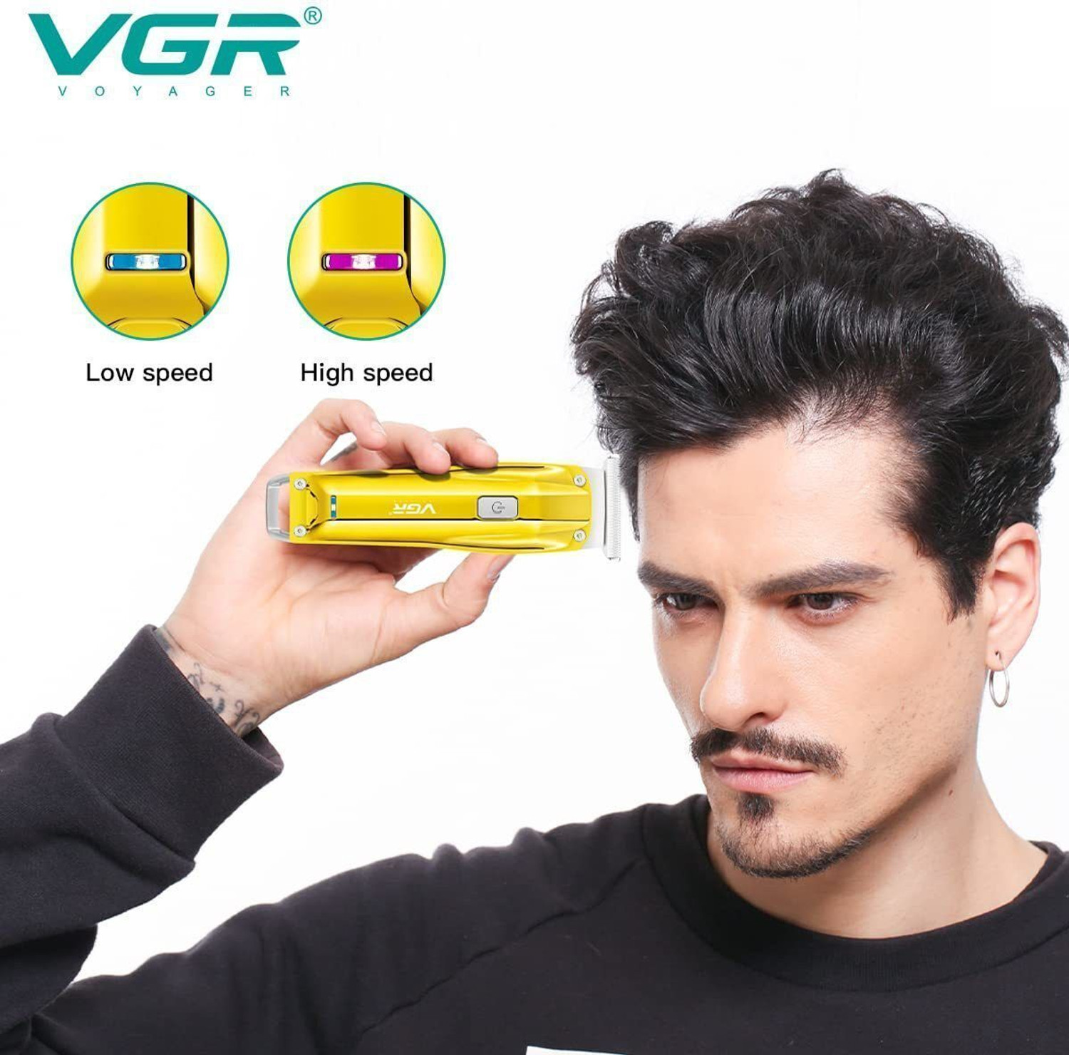 Image of VGR V-955. Trimmer 100 min Runtime 3 Length Settings