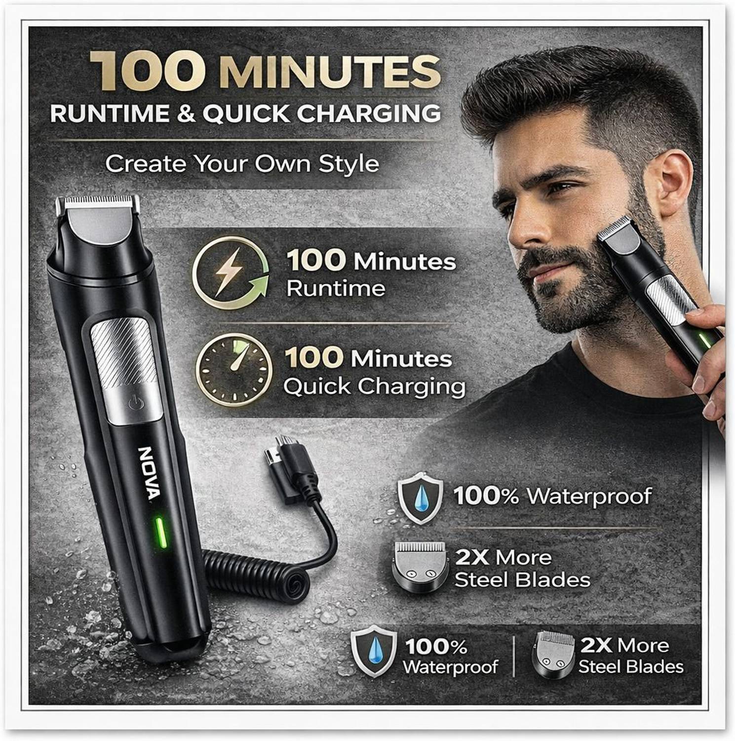 NOVA NG 1143 All In One Trimmer - Image 2