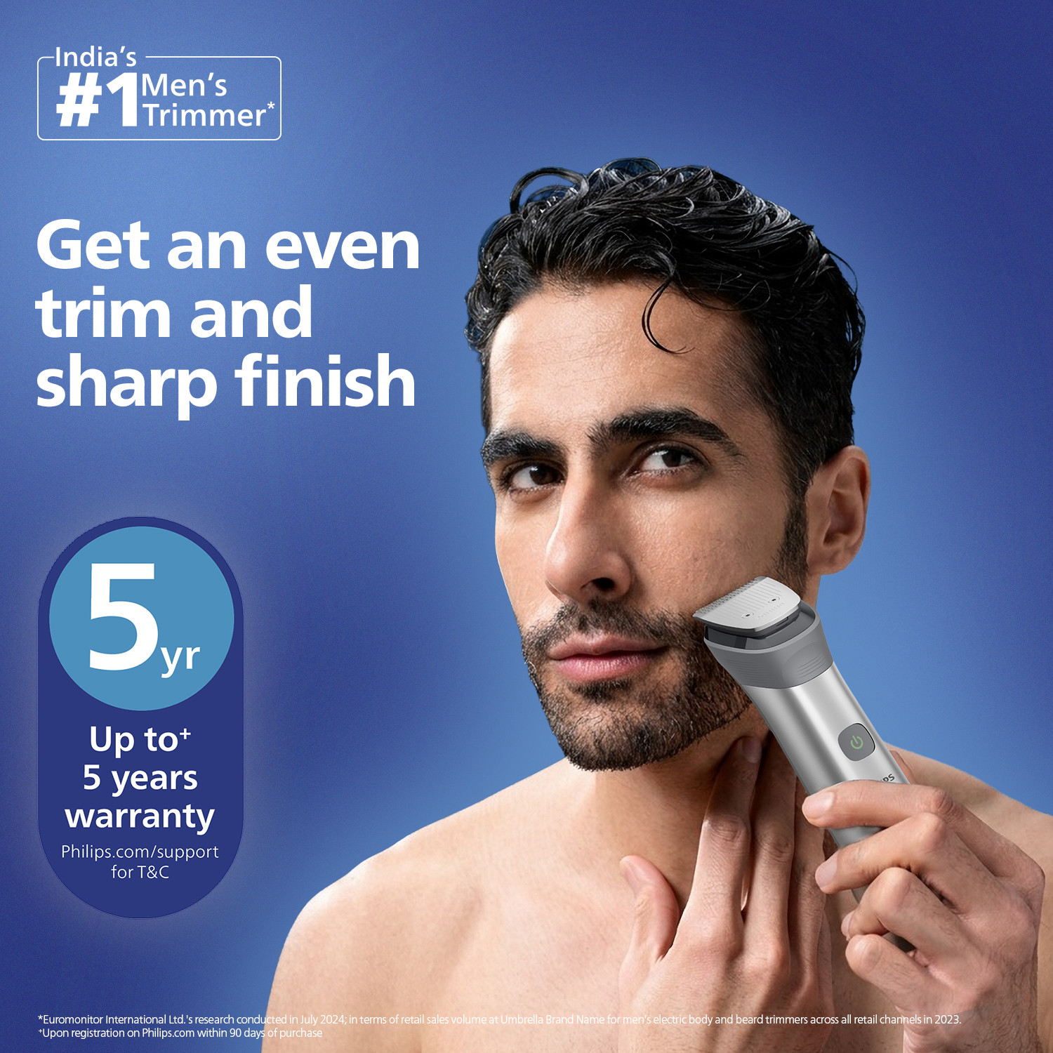 Image of PHILIPS MG5942 /15 Trimmer 120 min Runtime 7 Length Settings