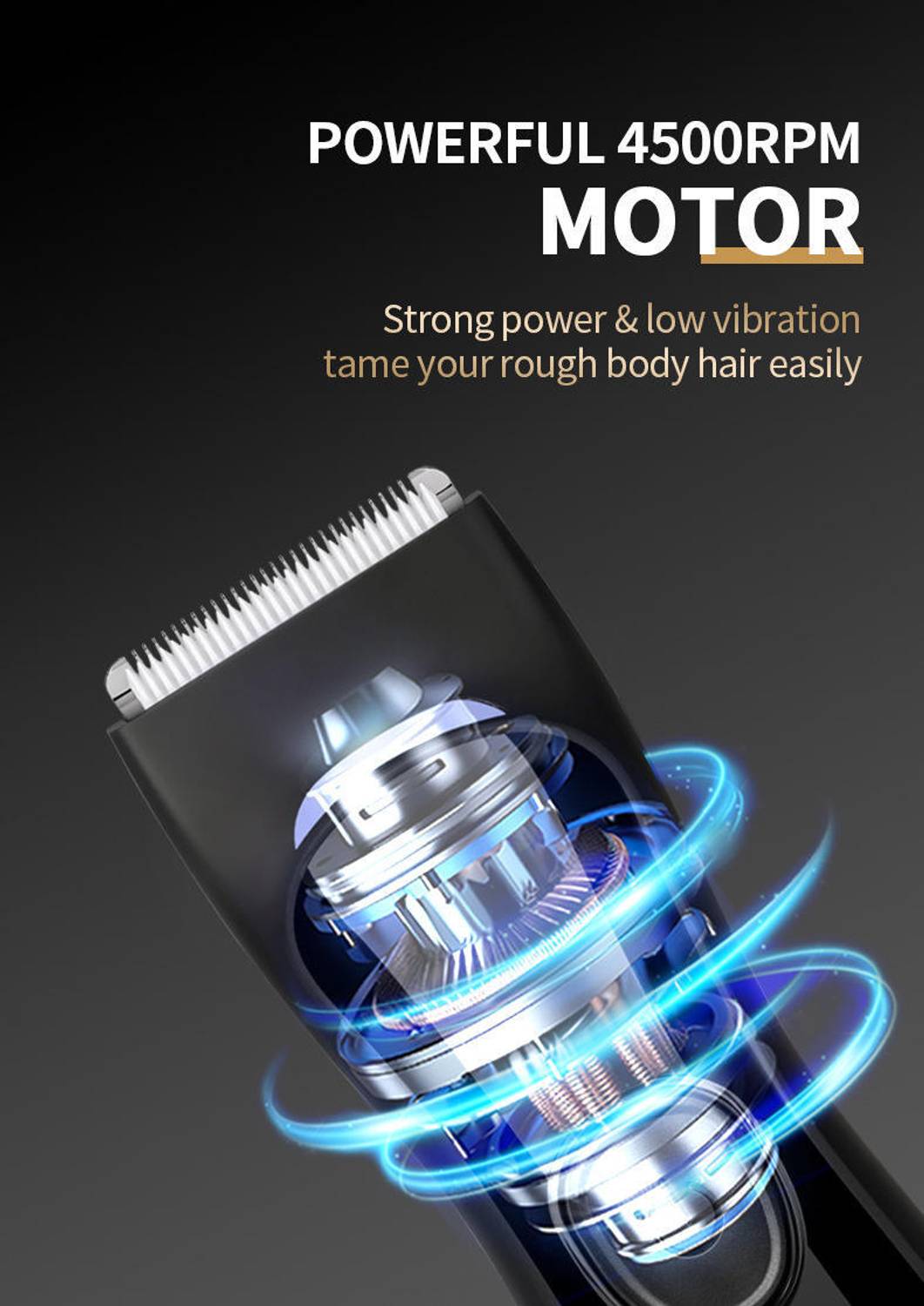 knidaa Body Trimmer for Men 120 min Runtime - Image 3