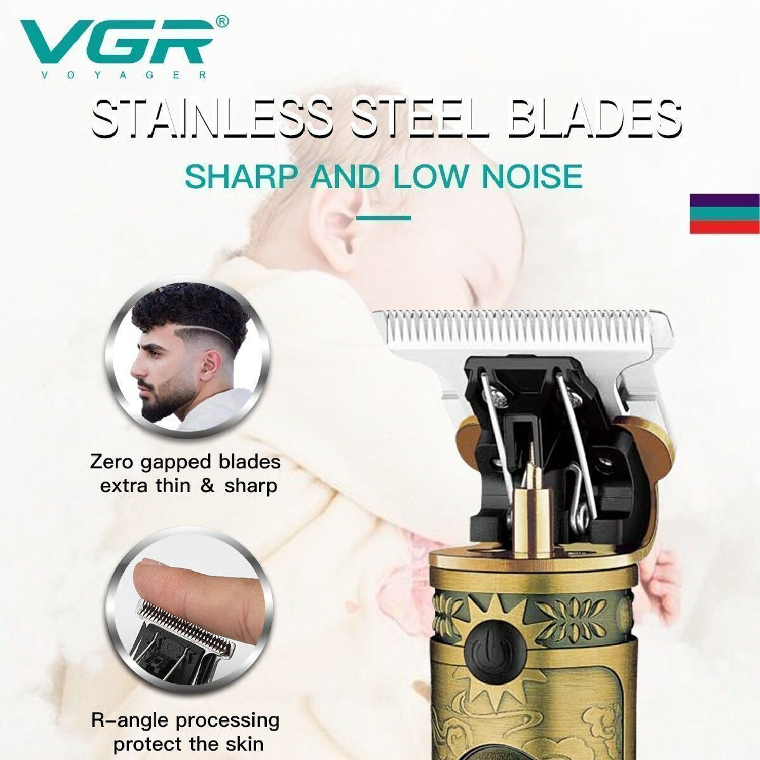 Image of VGR V-085 PRO Body Groomer 300 min Runtime 3 Length Settings