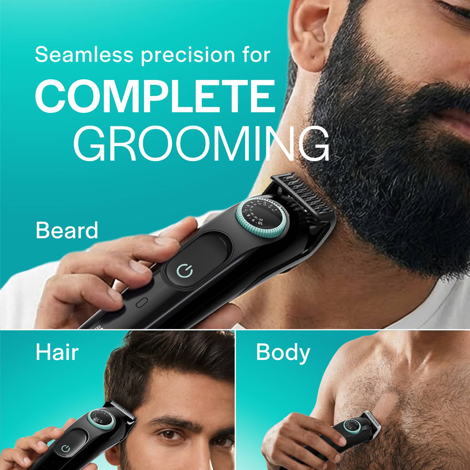 Gillette AIO3 Trimmer 50 min Runtime 40 Lengths - Image 5