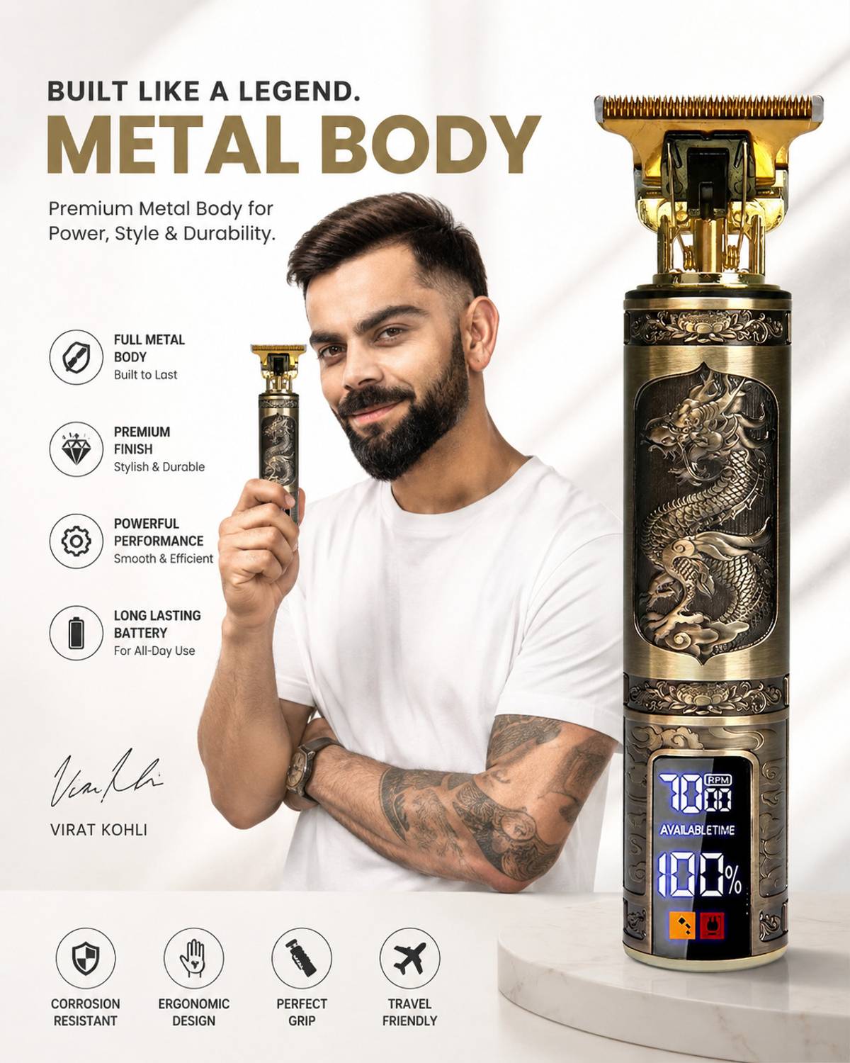 Misuhrobir Beard Trimmer 180 min Runtime - Image 3