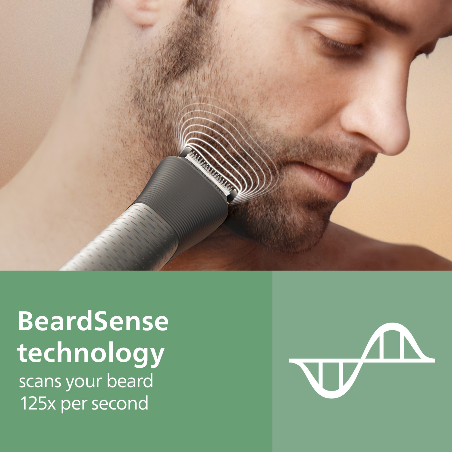 Image of PHILIPS MG5932 /15 Fully Waterproof Trimmer 120 min Runtime 7 Length Settings