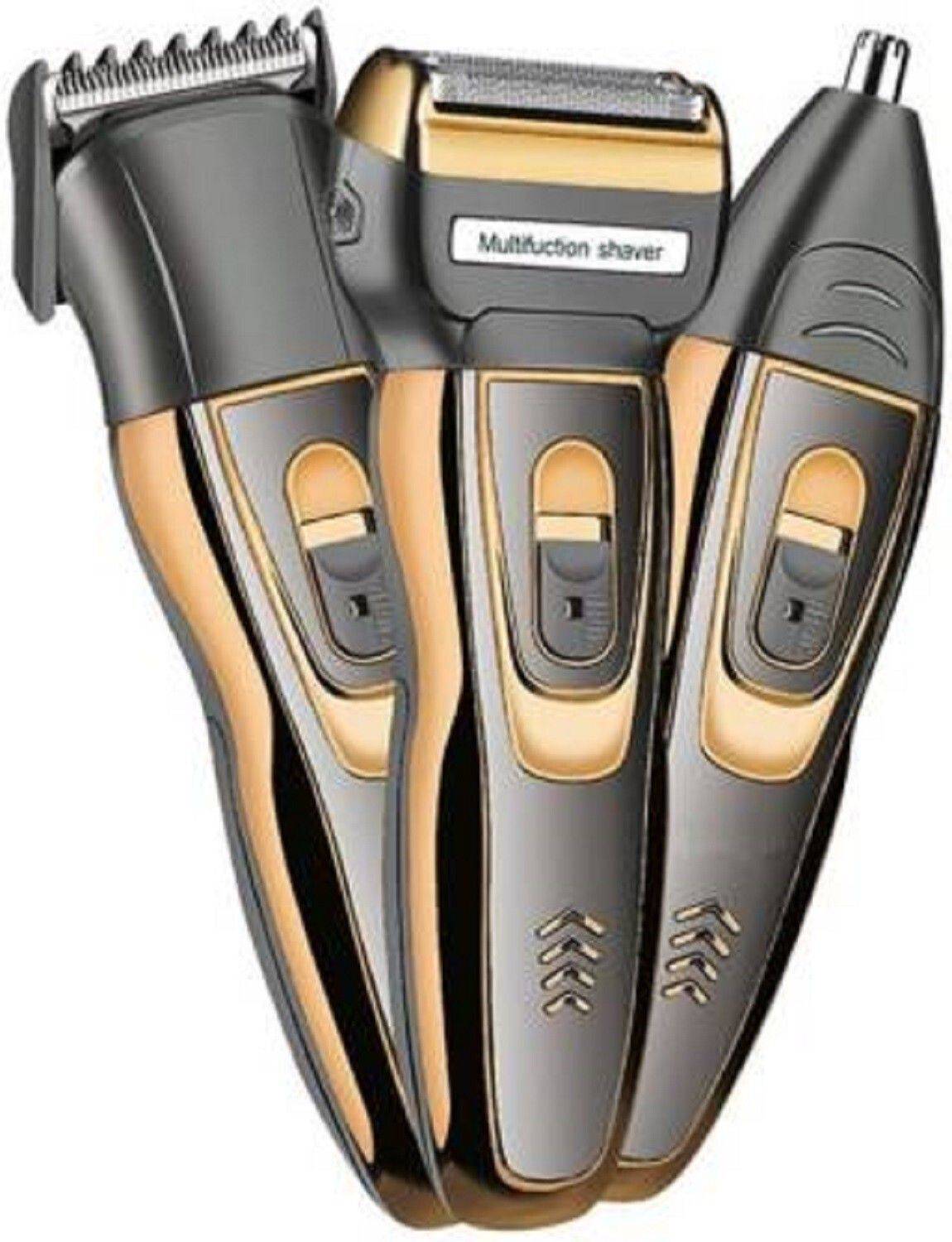 Abgrow Multifunctional 3 In 1 Grooming Kit Runtime: 90 min Trimmer for Men (Grey, Black) Trimmer 90 min  Runtime 4 Length Settings