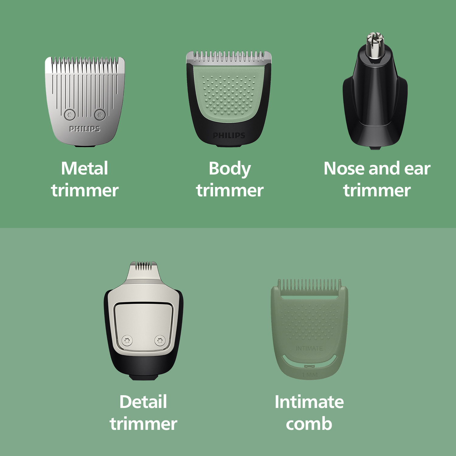 Image of PHILIPS MG5932 /15 Fully Waterproof Trimmer 120 min Runtime 7 Length Settings