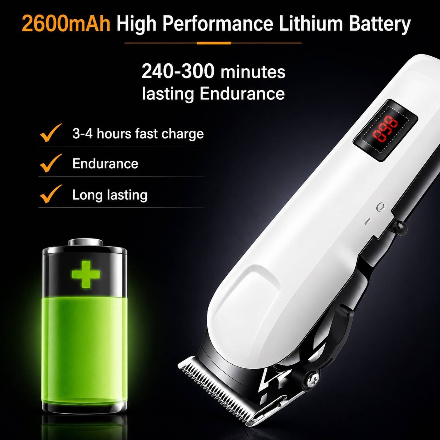 CLINLINSO 809 Hair Trimmer for Men - Image 3