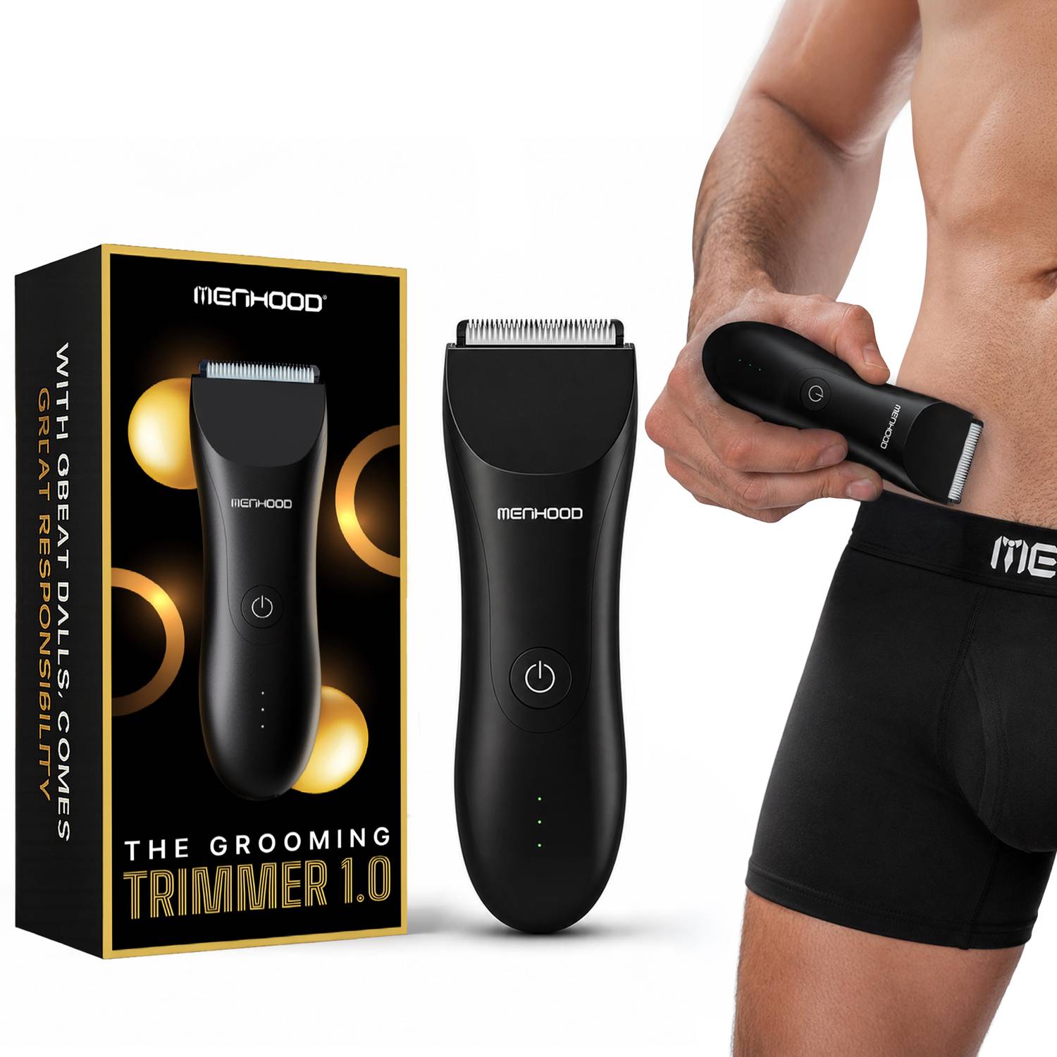 MENHOOD Grooming 1.0 Trimmer 150 min Runtime - Image 1