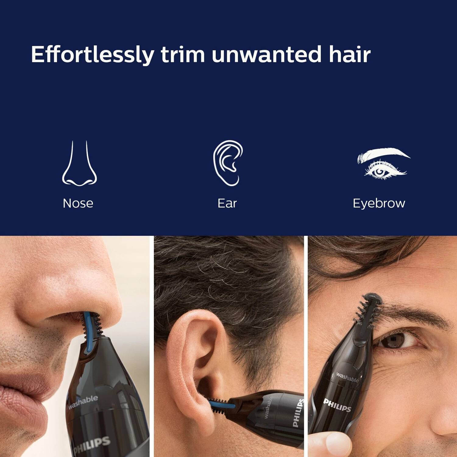 Philips NT3650/16 Waterproof Trimmer 240 min Runtime Pack of 1 - Image 2