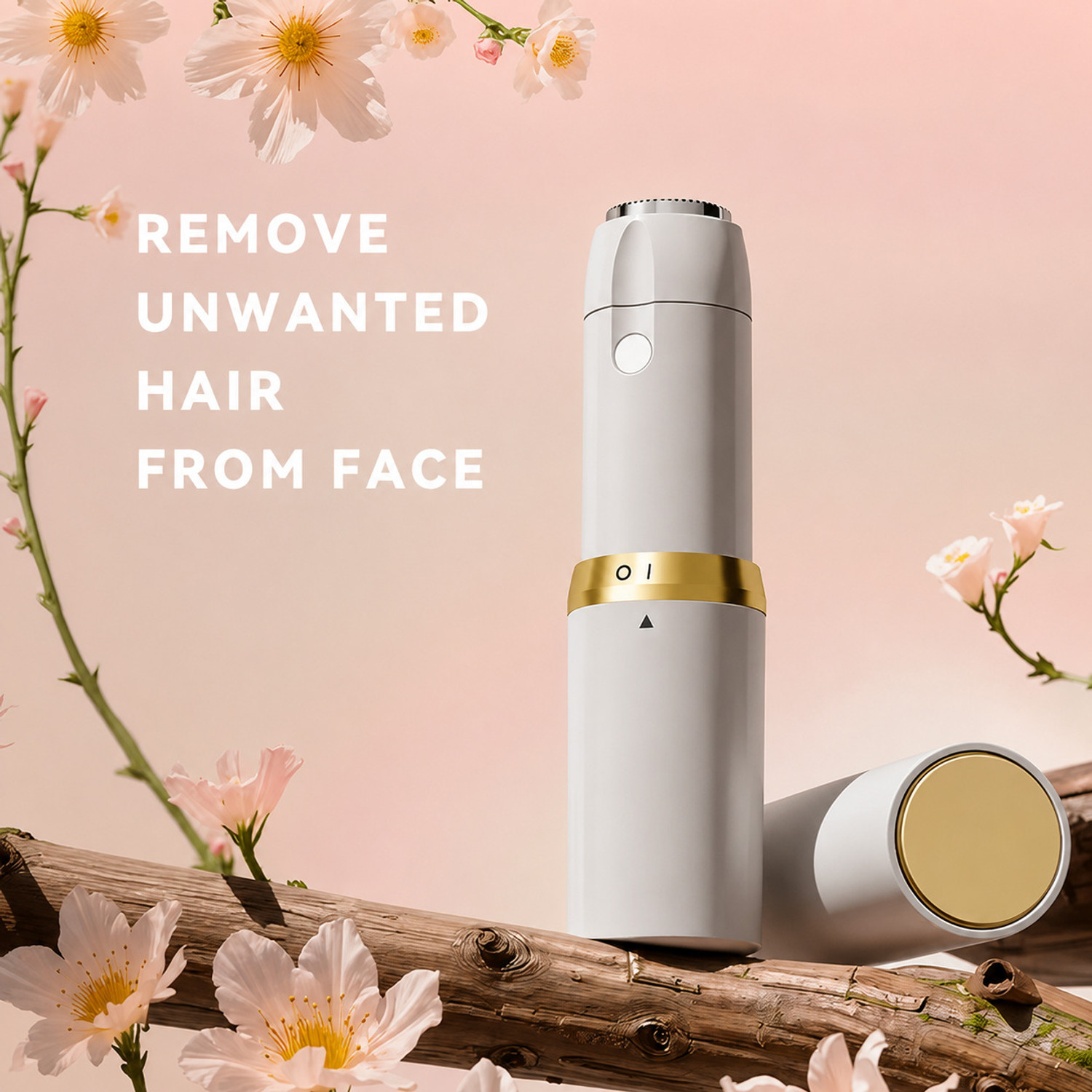 Image of BELENZO Women's Facial Razor Painless Face Hair Remover Trimmer Rechargeable, Men & Women