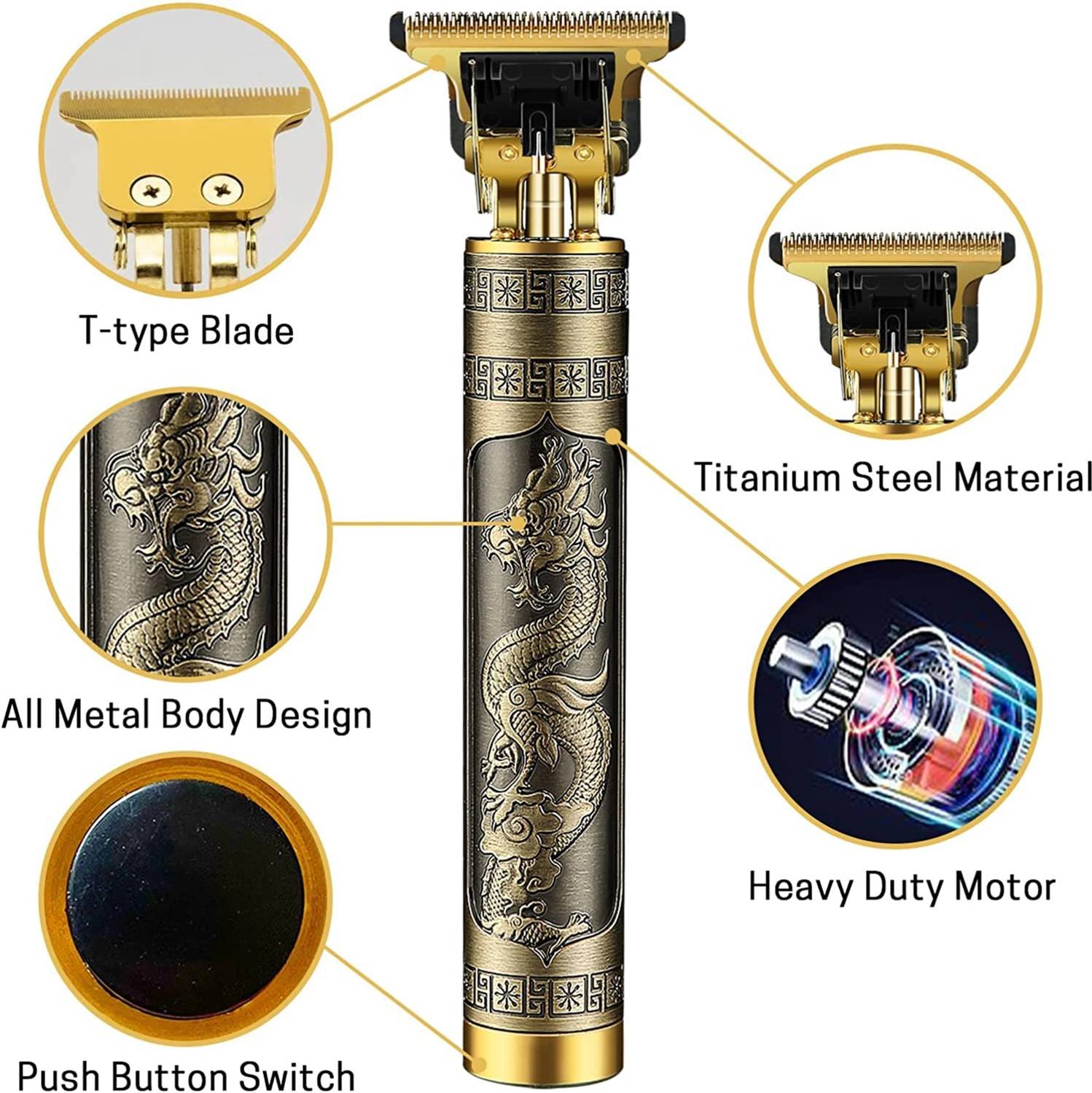 BeeDuck LT-B01 Hair Trimmer 1200mAh - Image 3