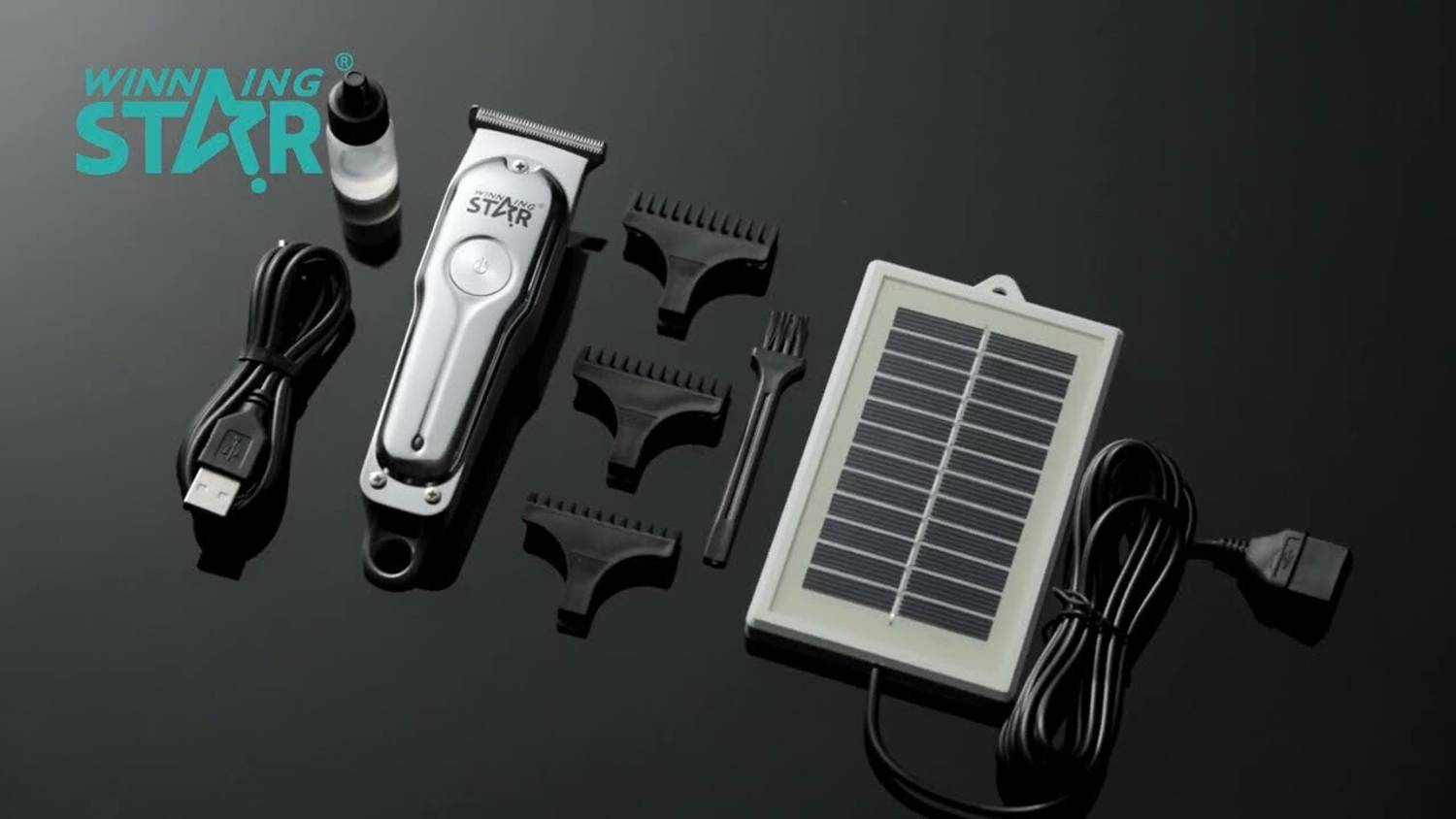 Da Novira Winning Star Wireless Shaver With Solar Panel ST-5609_1