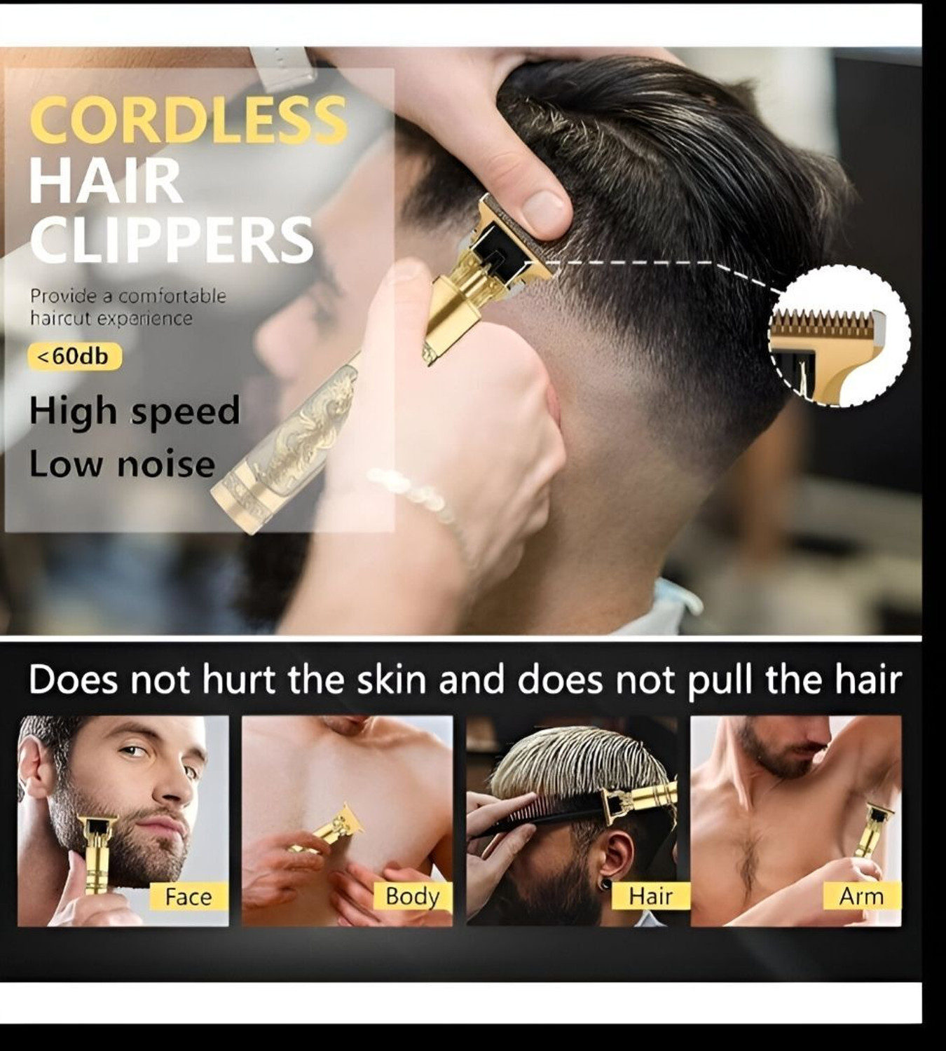 Image of Krunal parekh T9 Trimmer 180 min Runtime 10 Length Settings
