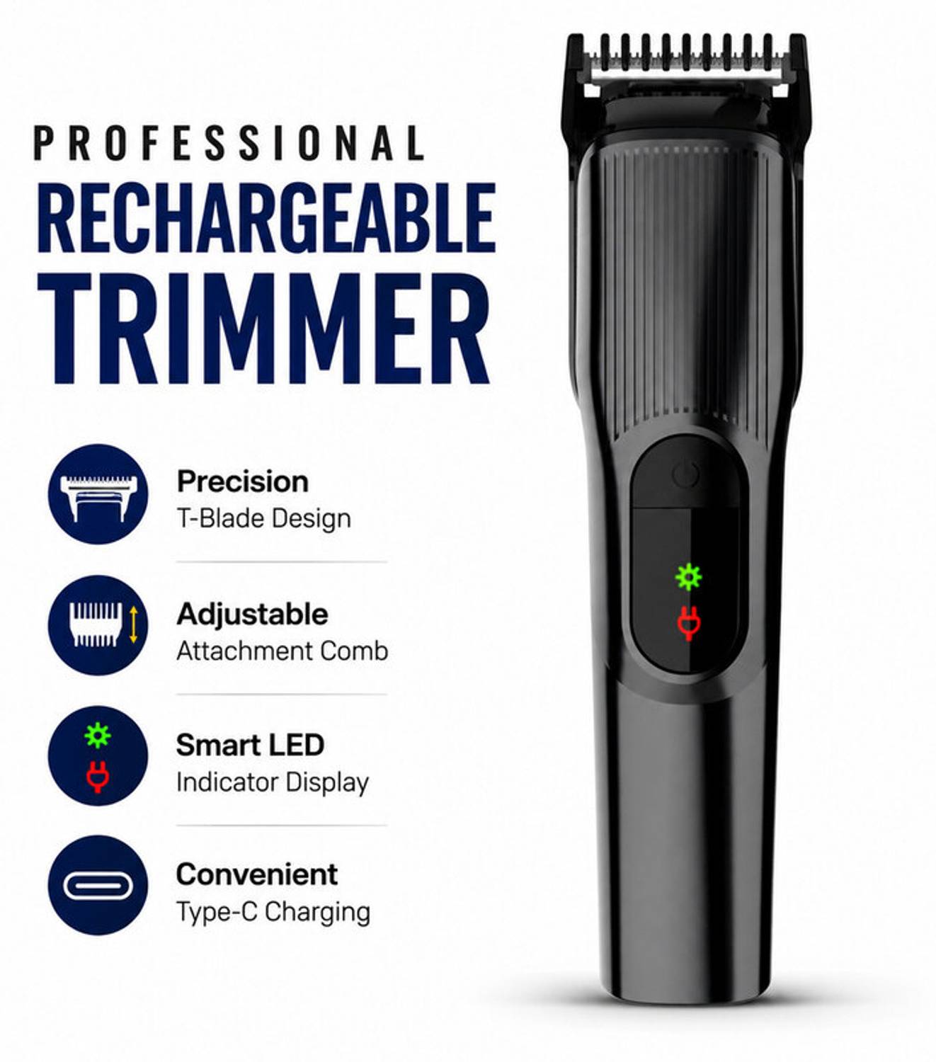 MynxeHTC Type-C Waterproof Trimmer - Image 2