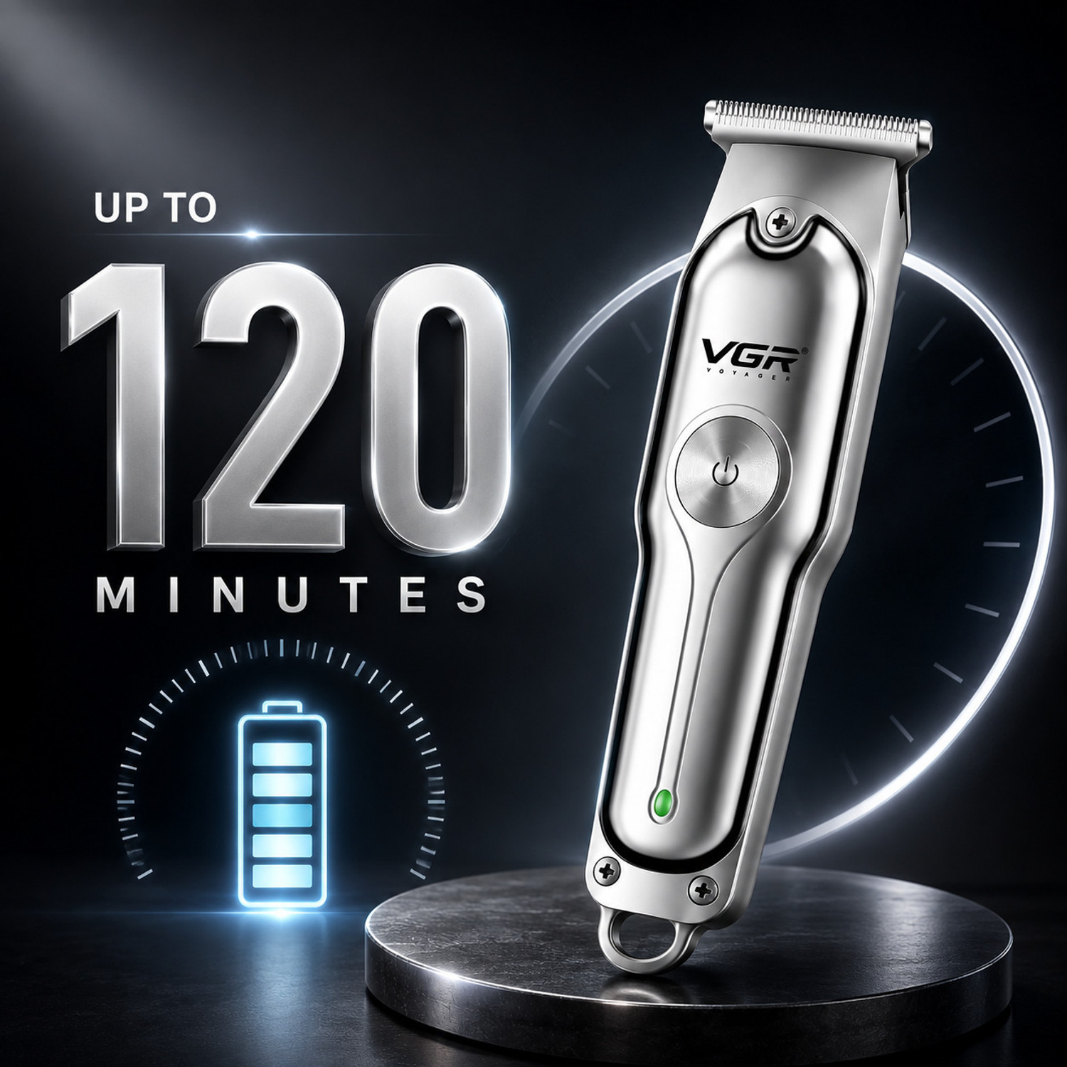 Image of VGR V-071. Trimmer 120 min Runtime 4 Length Settings