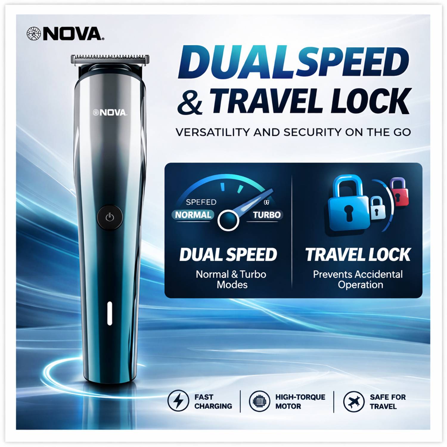 NOVA NHT 1133 Trimmer 150 min Runtime 24 Length Settings - Image 3