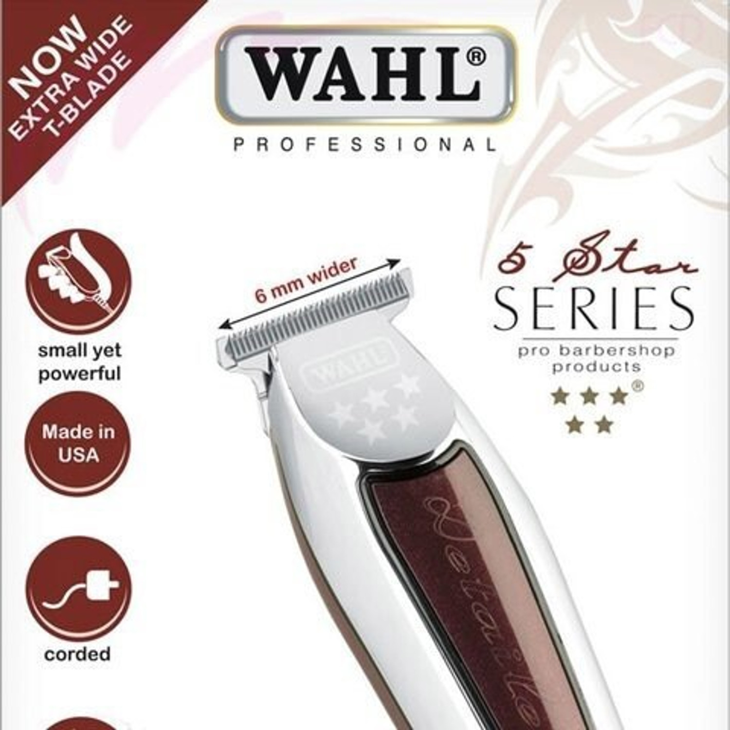 Image of WAHL 08081-924 Trimmer 120 min Runtime 3 Length Settings