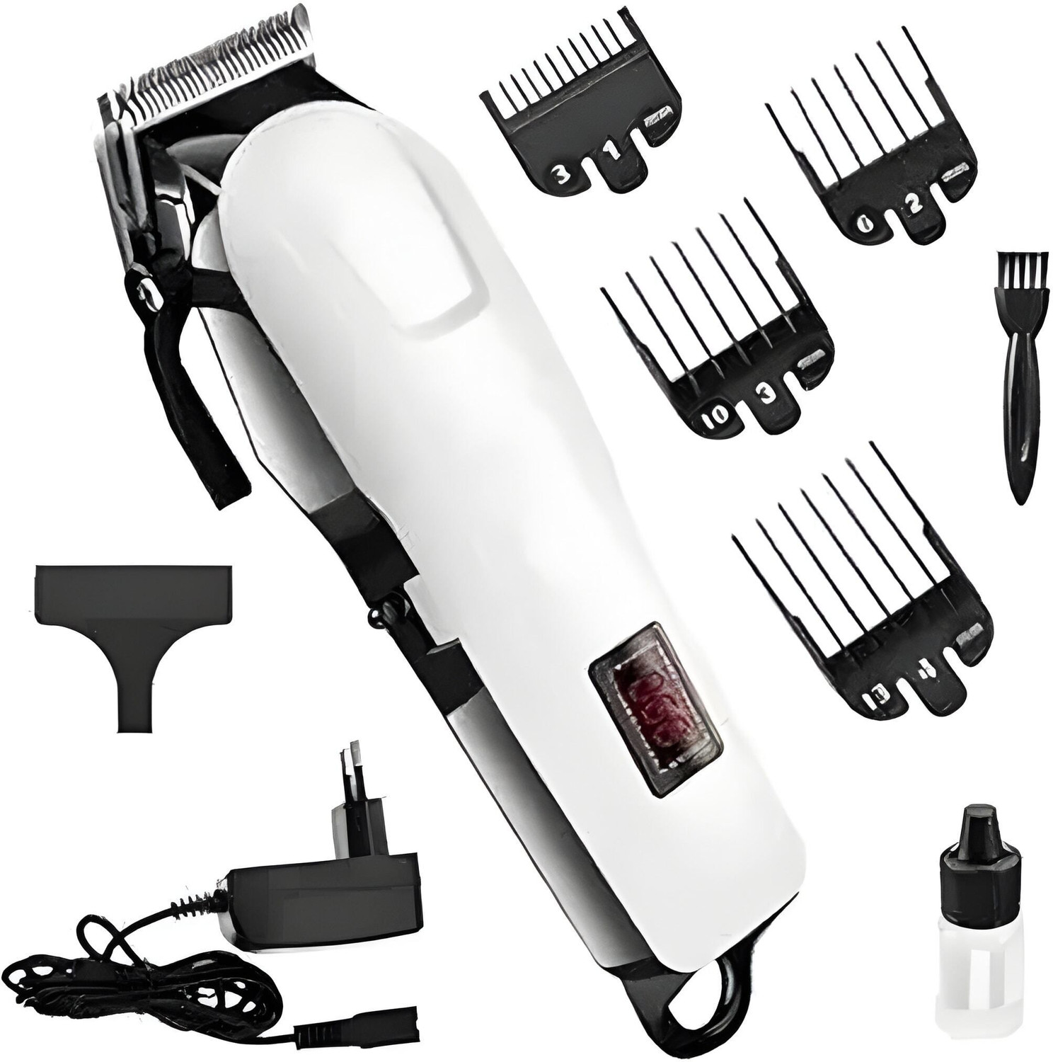 Image of THE OM ENTERPRISE 654A Professional Rechargeable Hair Trimmer Fully Waterproof Body Groomer 300 min Runtime 4 Length Settings