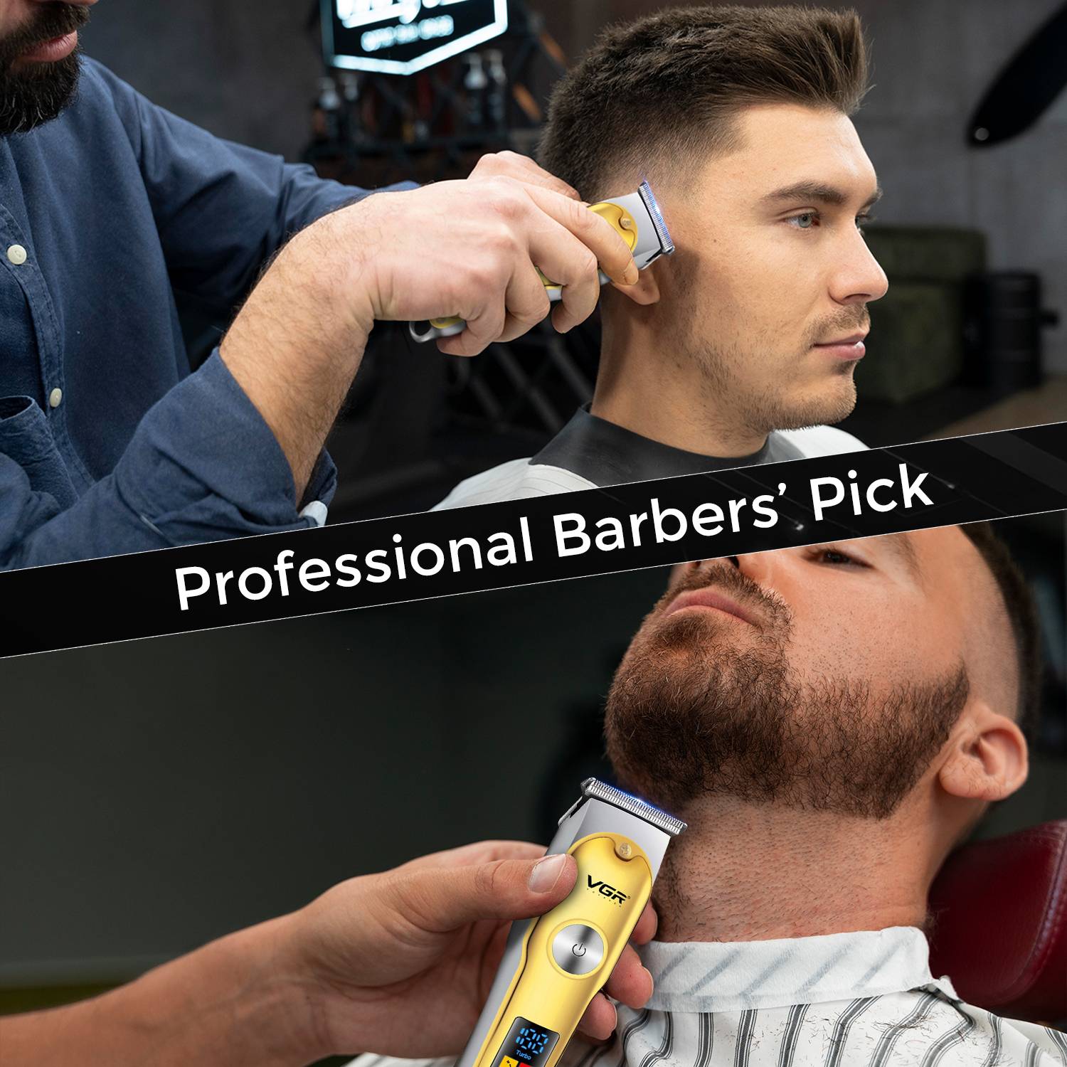 VGR V-290 Hair Clipper with LED Display - Image 3