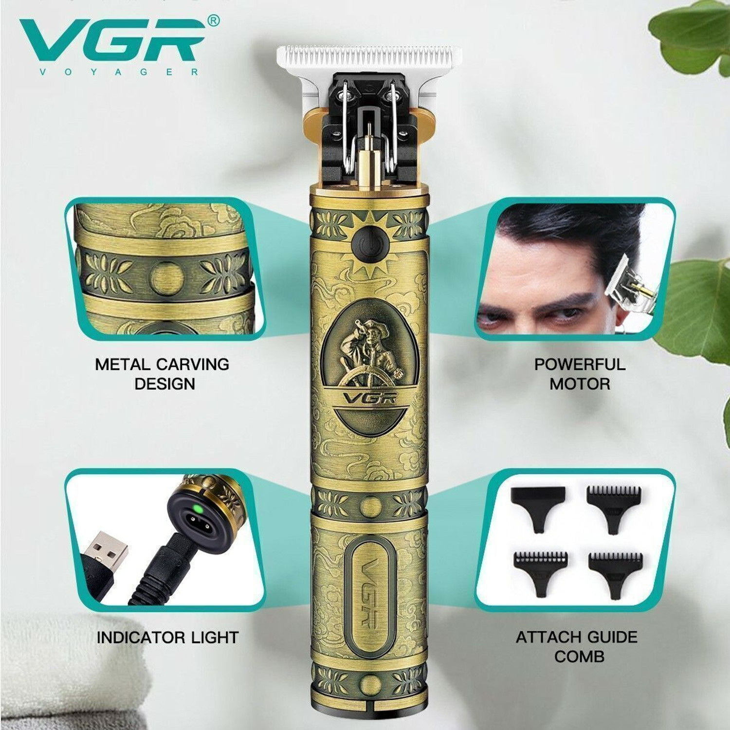 Image of VGR V-085 PRO Body Groomer 300 min Runtime 3 Length Settings