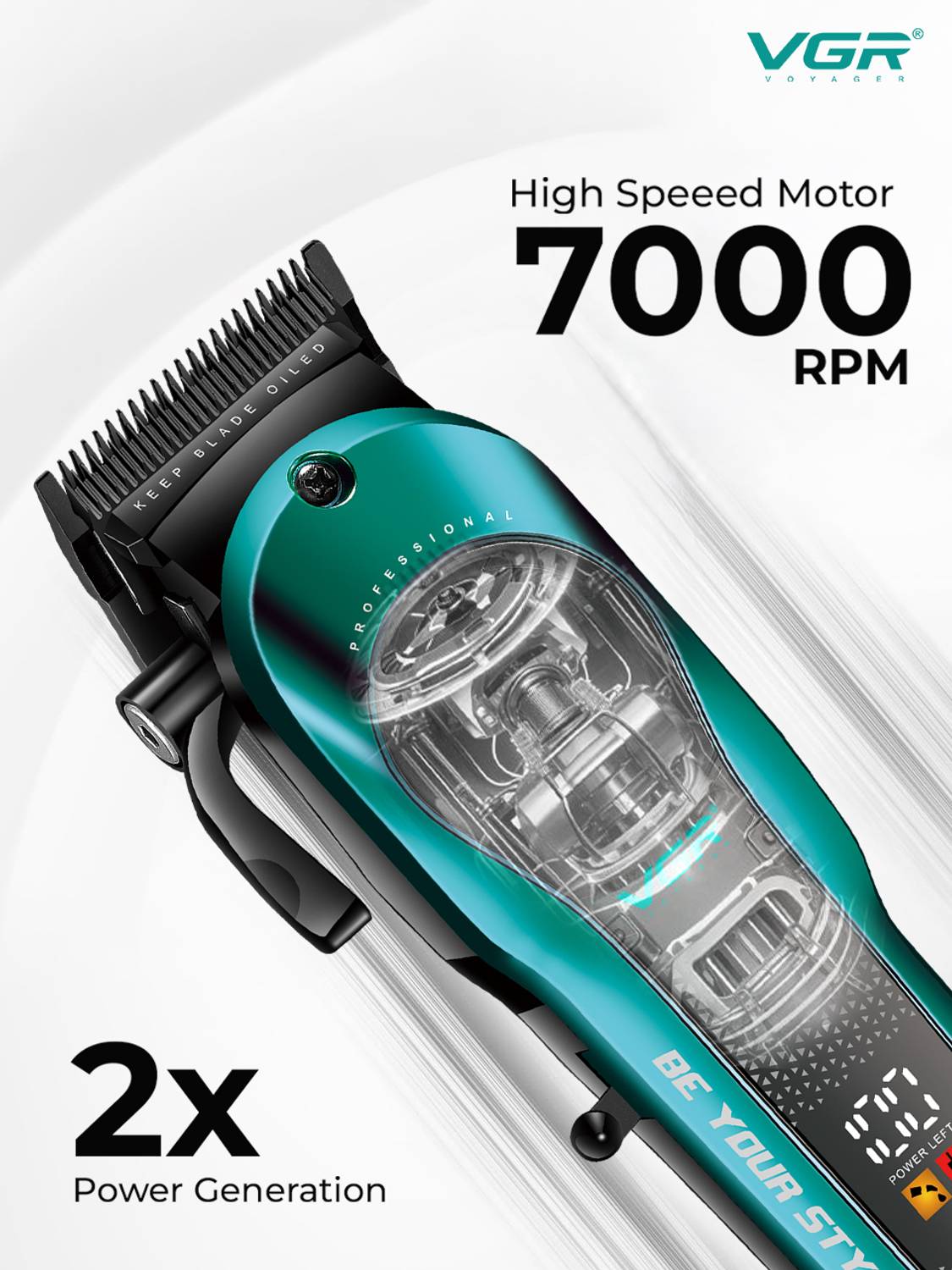 VGR VL-786 Professional Barber’s Choice Salon Hair Clipper - Image 4